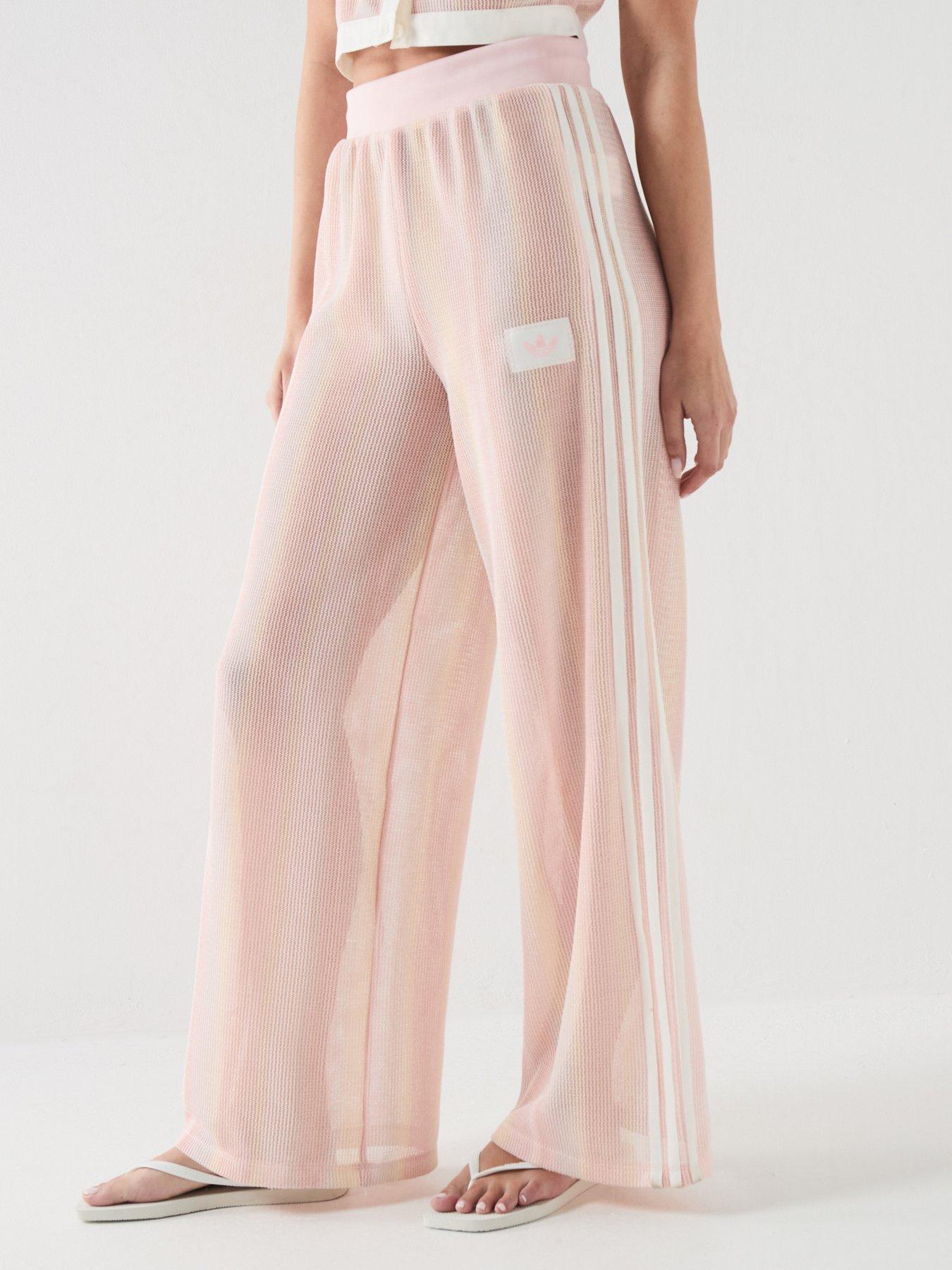 adidas Originals Women's Knit Fire Bird Tracksuit Pants - Pink
