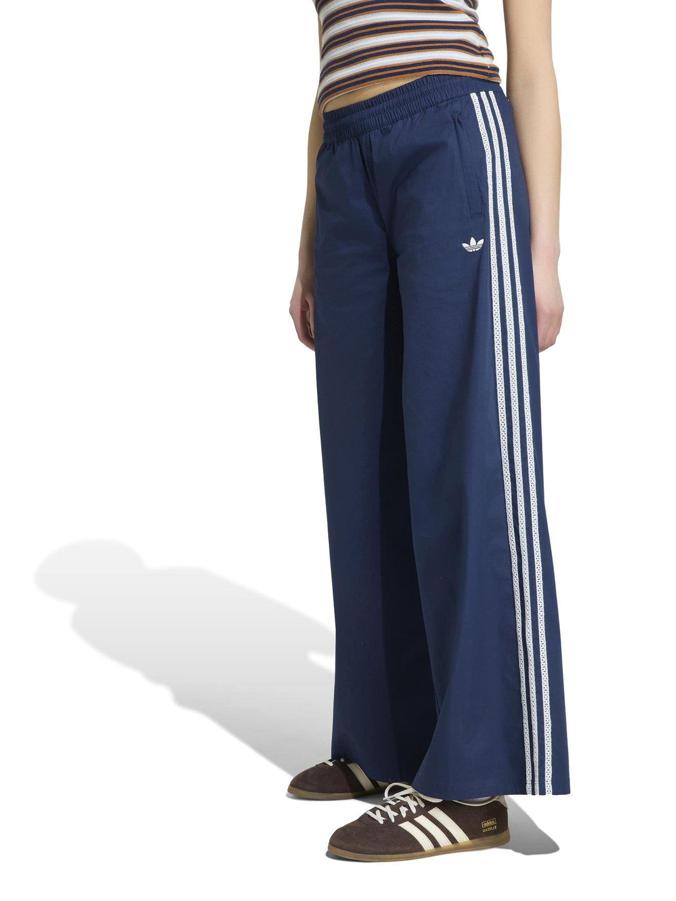 adidas Originals Women's Wide Leg Pants - Blue