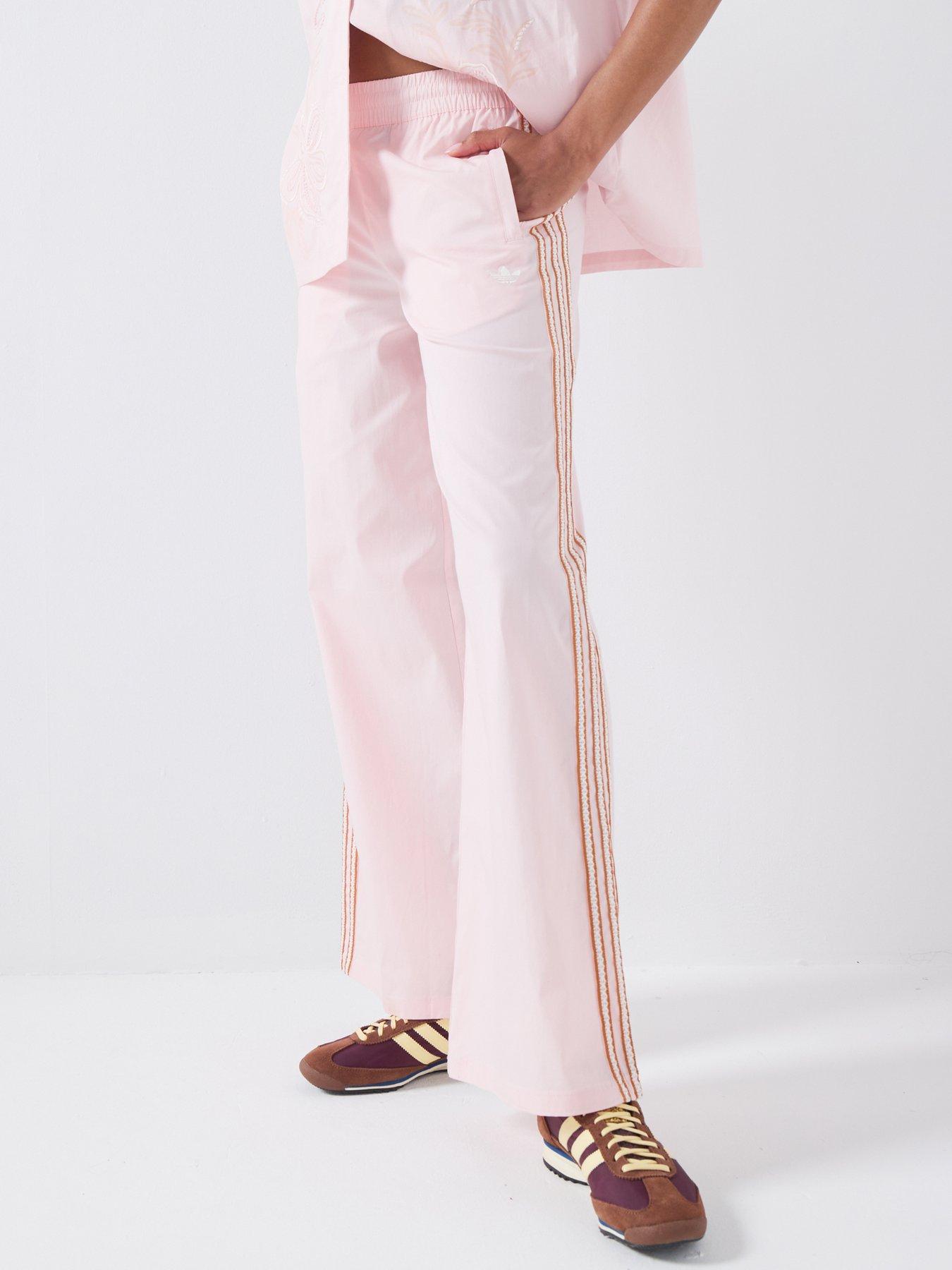 Image 1 of 6 of adidas Originals Women's Wide Leg Pants - Pink