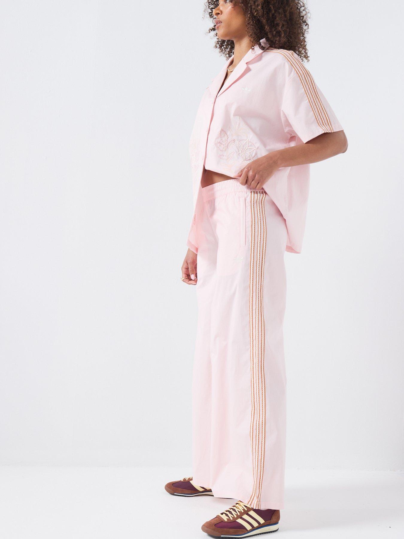 Image 6 of 6 of adidas Originals Women's Wide Leg Pants - Pink