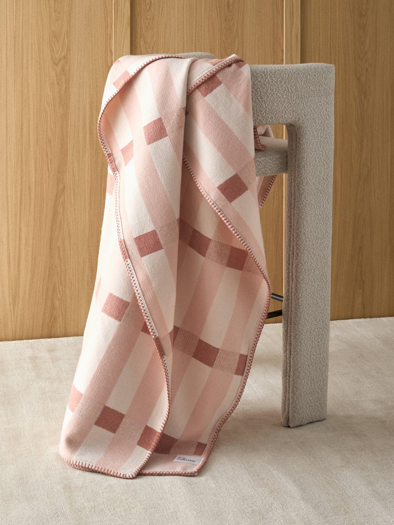 The Very Collection Colour Block Knitted Throw