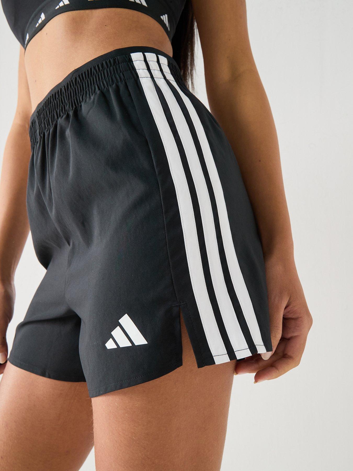 Image 4 of 7 of adidas Women's Training Workout Essentials Shorts - Black