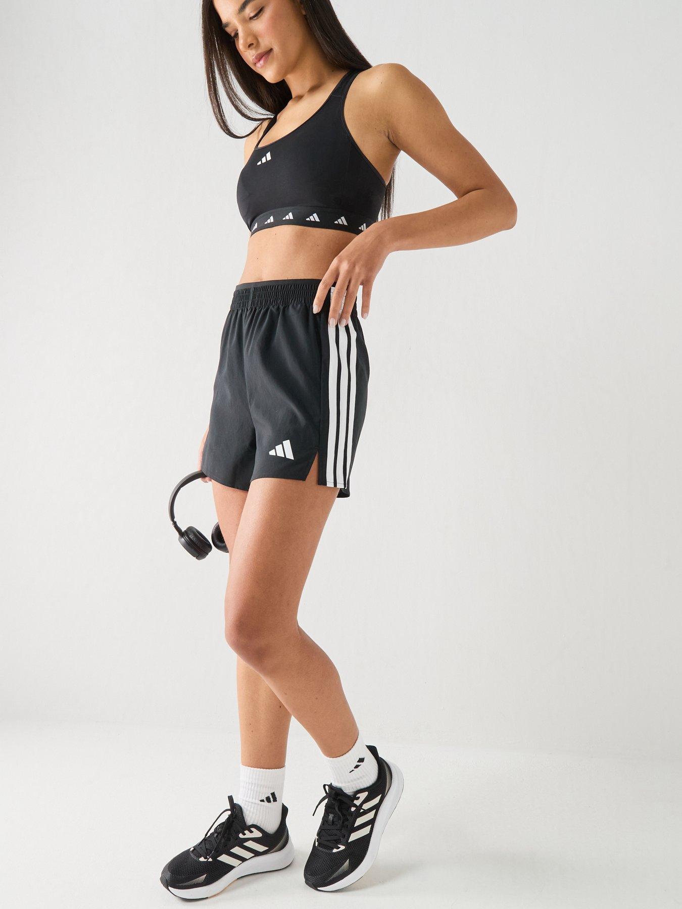 Image 6 of 7 of adidas Women's Training Workout Essentials Shorts - Black