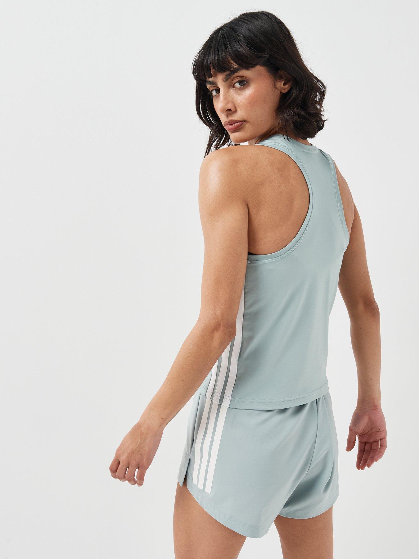 Image 2 of 7 of adidas Women's Training Workout Essentials Tank - Green