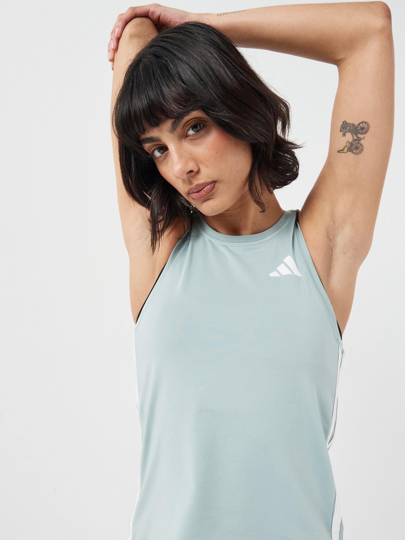 Image 4 of 7 of adidas Women's Training Workout Essentials Tank - Green