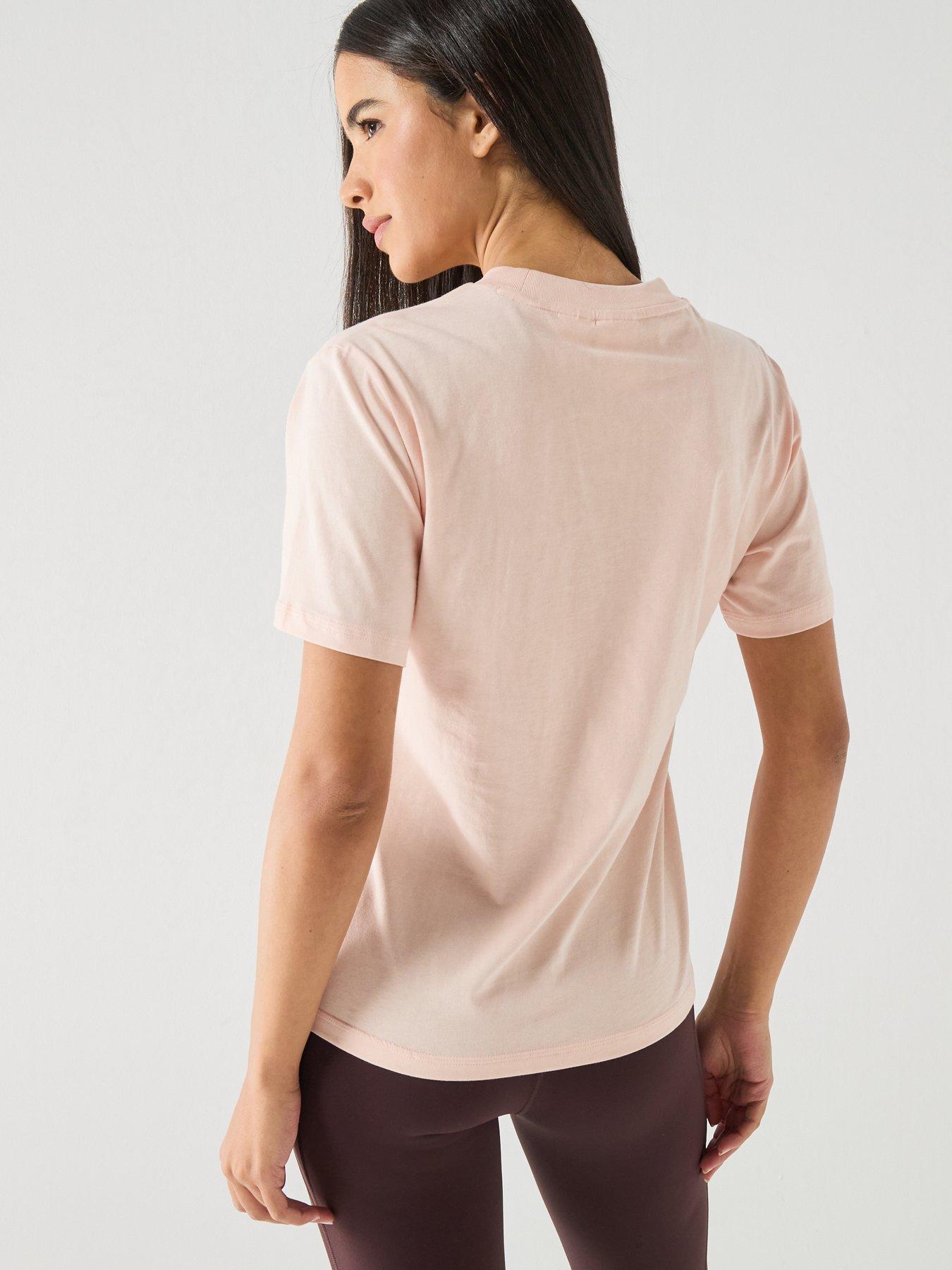 Image 2 of 6 of adidas Sportswear Women's Essentials Small Logo Cotton T-Shirt - Pink