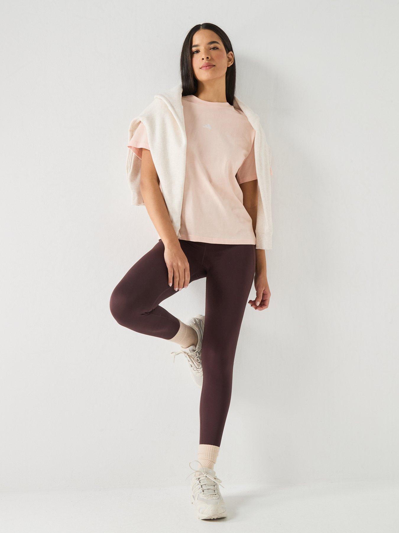 Image 3 of 6 of adidas Sportswear Women's Essentials Small Logo Cotton T-Shirt - Pink