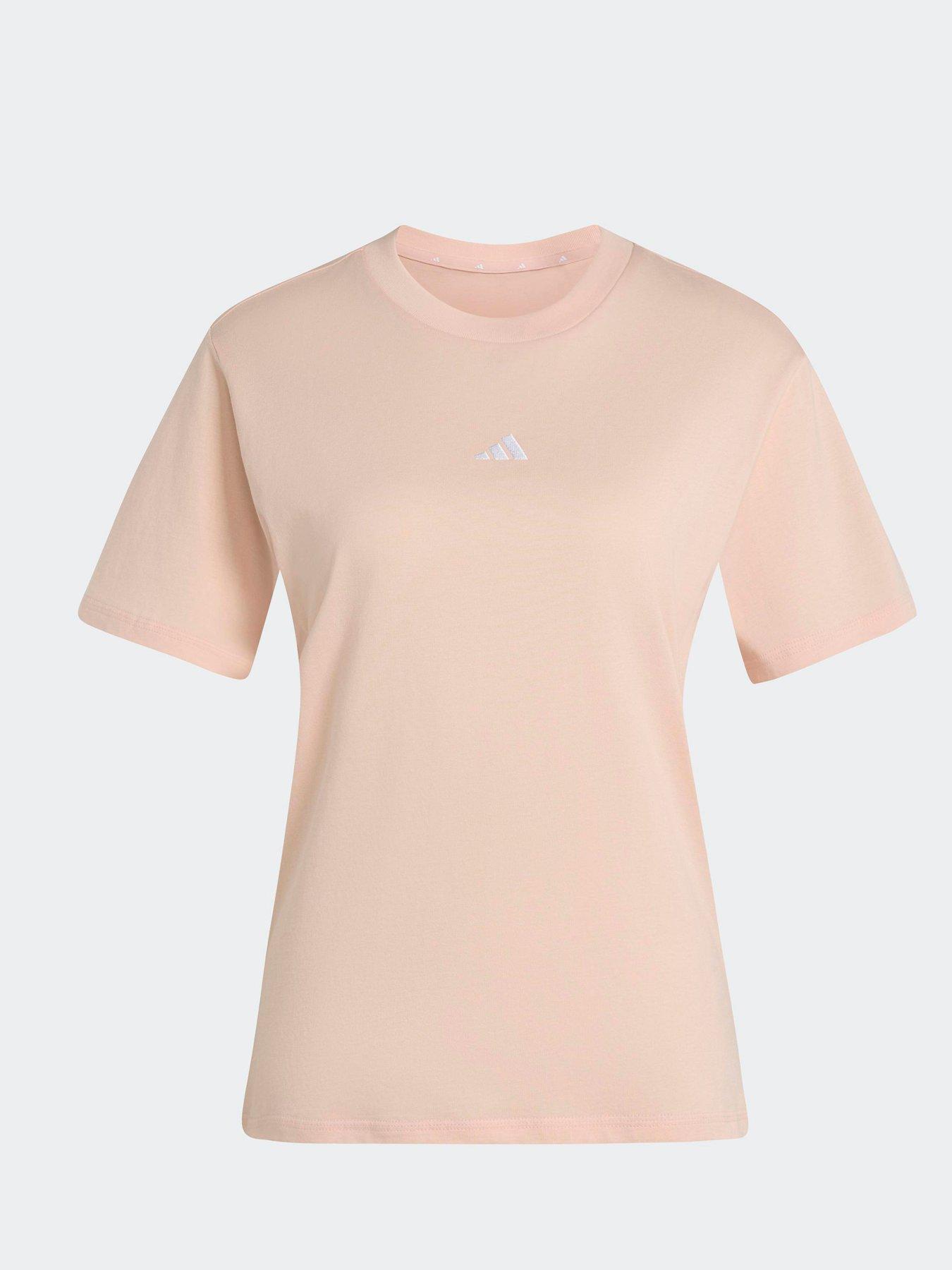 Image 6 of 6 of adidas Sportswear Women's Essentials Small Logo Cotton T-Shirt - Pink