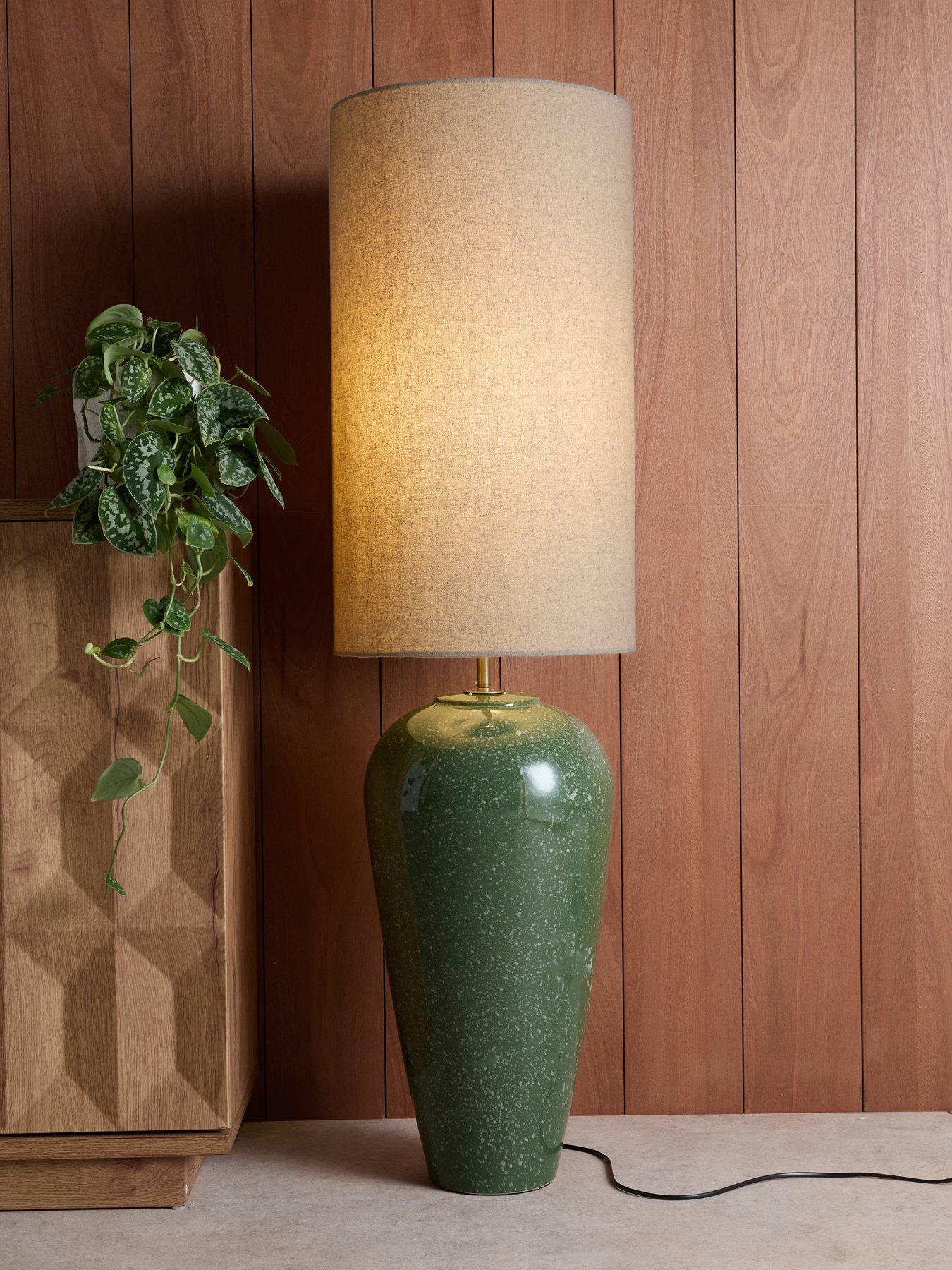 The Very Collection Green Splatter Floor Lamp