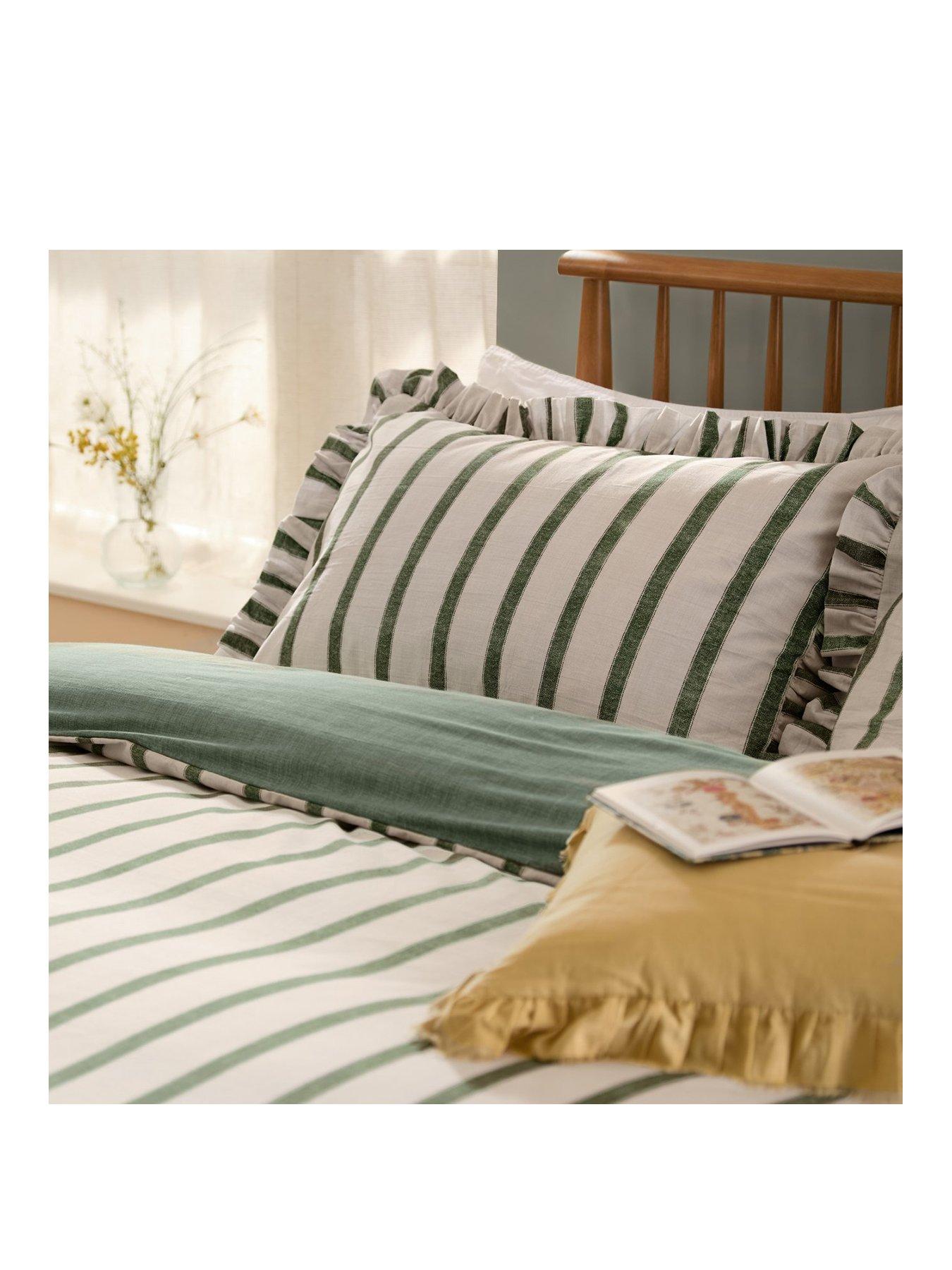 Image 2 of 3 of Wylder Connie Duvet Set Moss