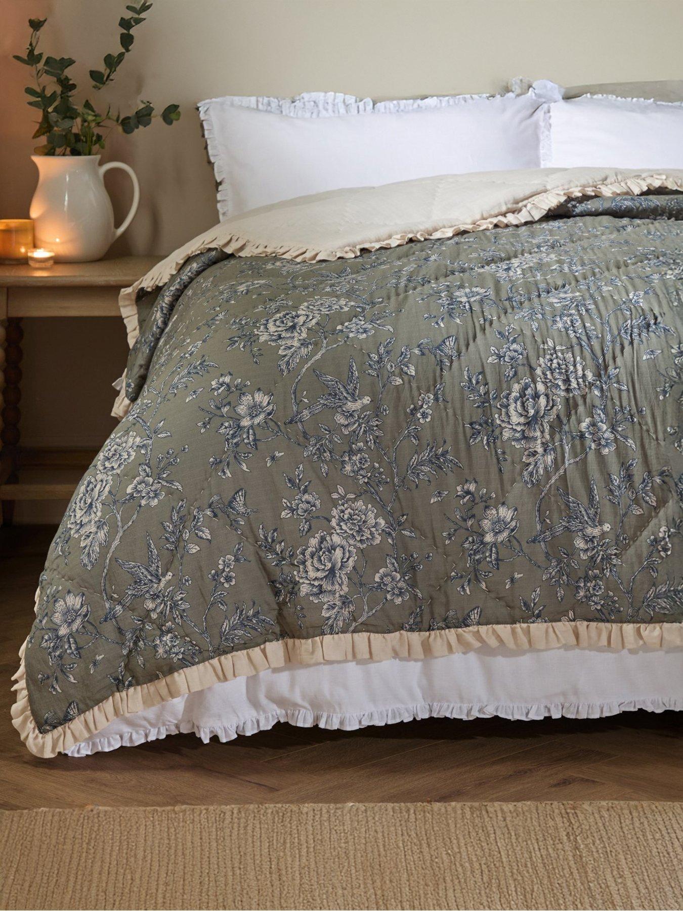 Image 1 of 6 of Wylder Hermione Bedspread Moss