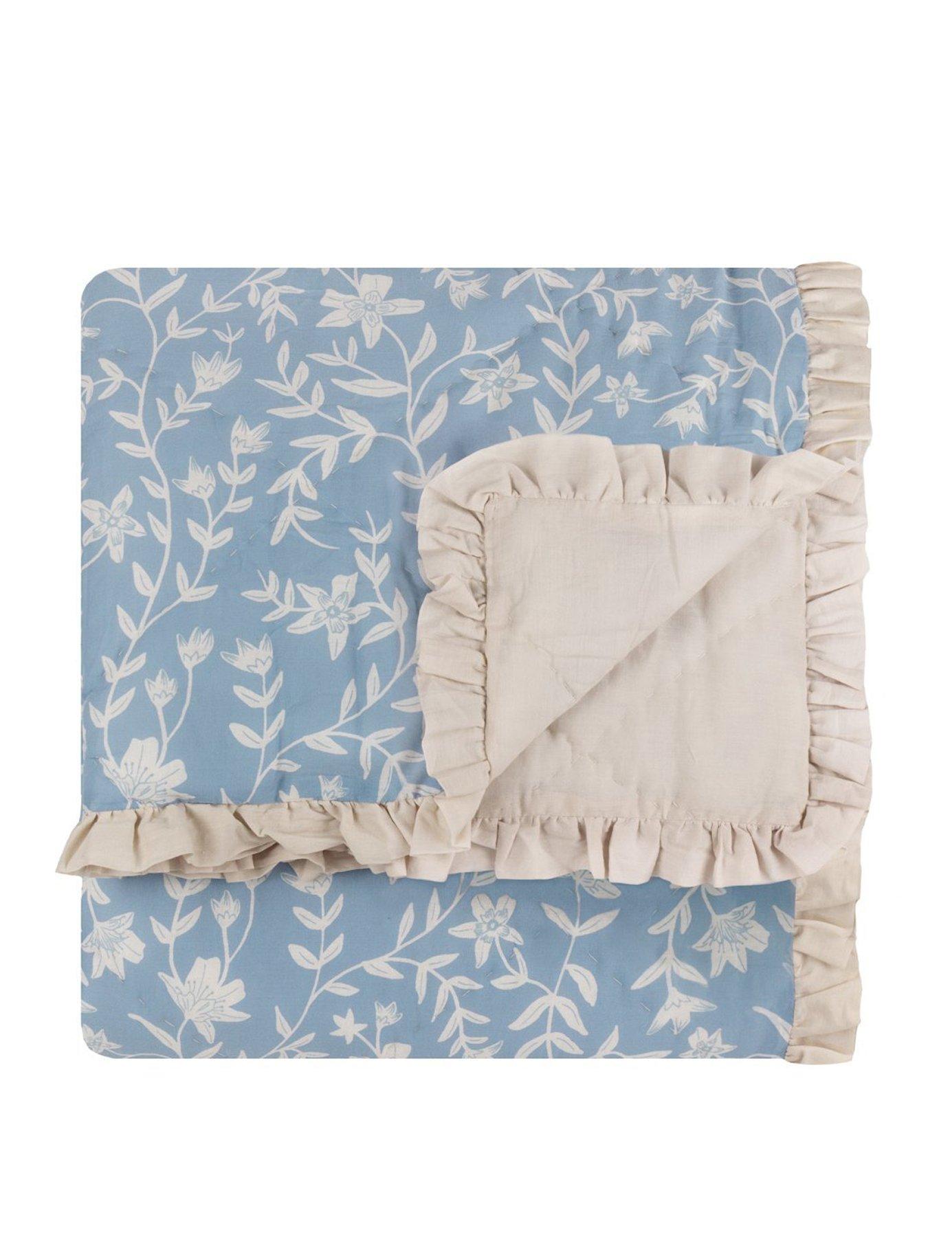 Image 2 of 4 of Wylder Amelia Bedspread Delph Blue