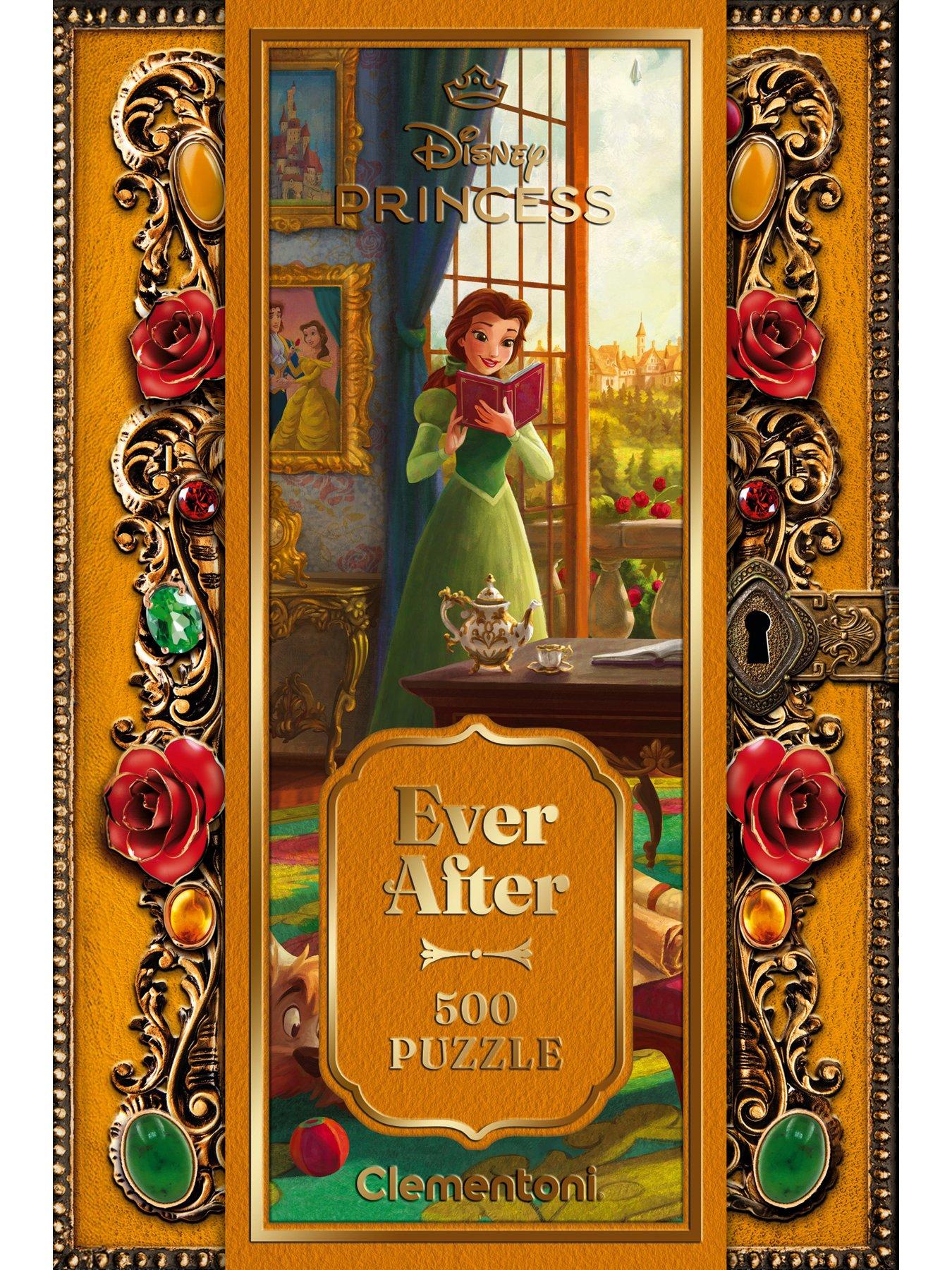  image of clementoni-disney-princess-ever-after-collection-belle-500-piece-puzzle-in-deluxe-packaging