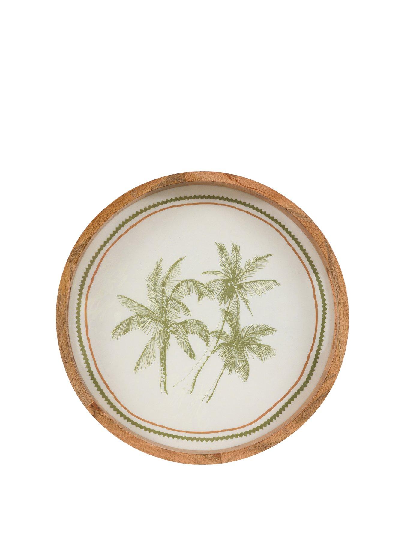  image of gallery-direct-mango-wood-round-serving-tray