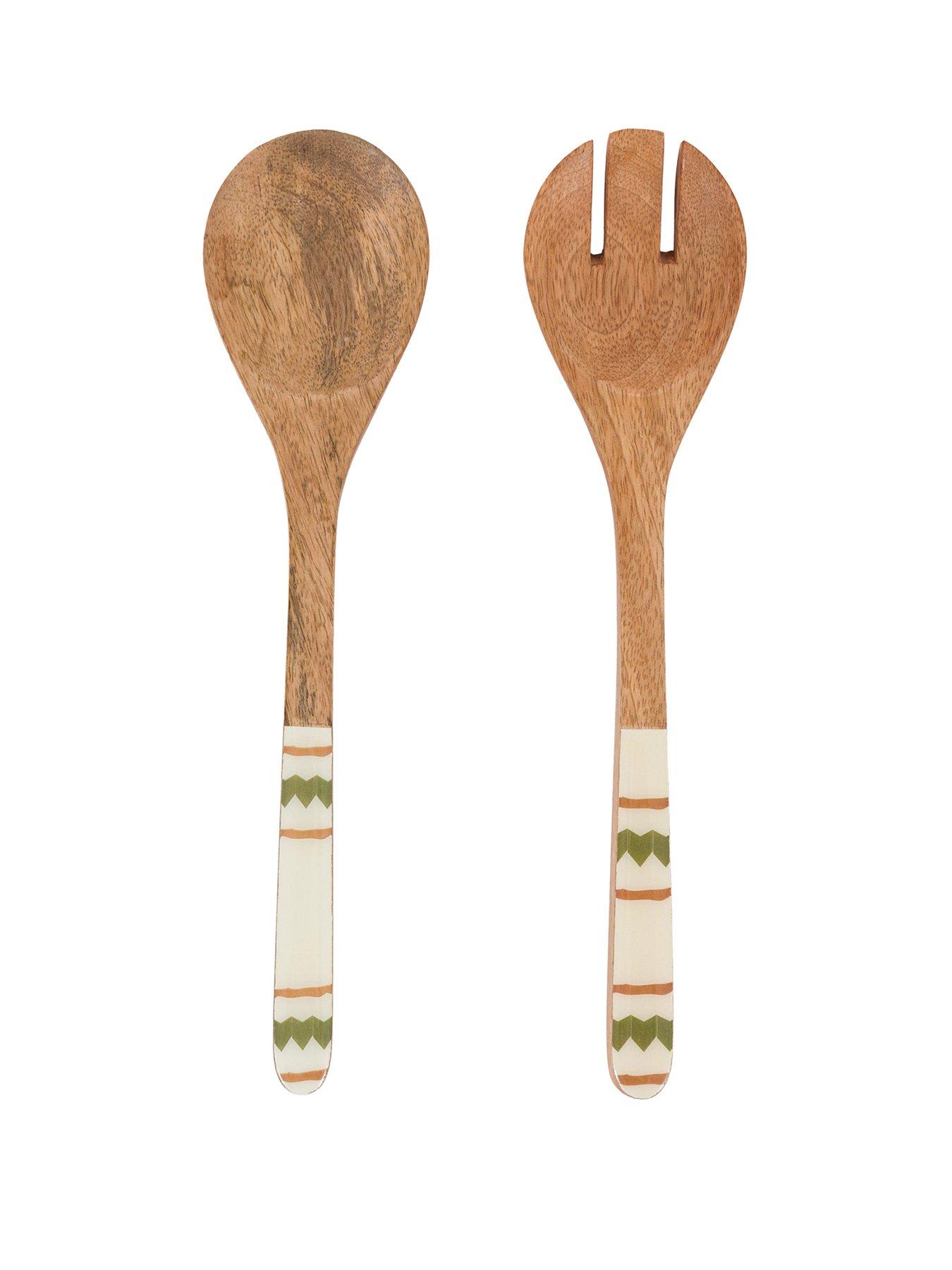 Image 1 of 1 of Gallery Direct Mango Wood Salad Servers