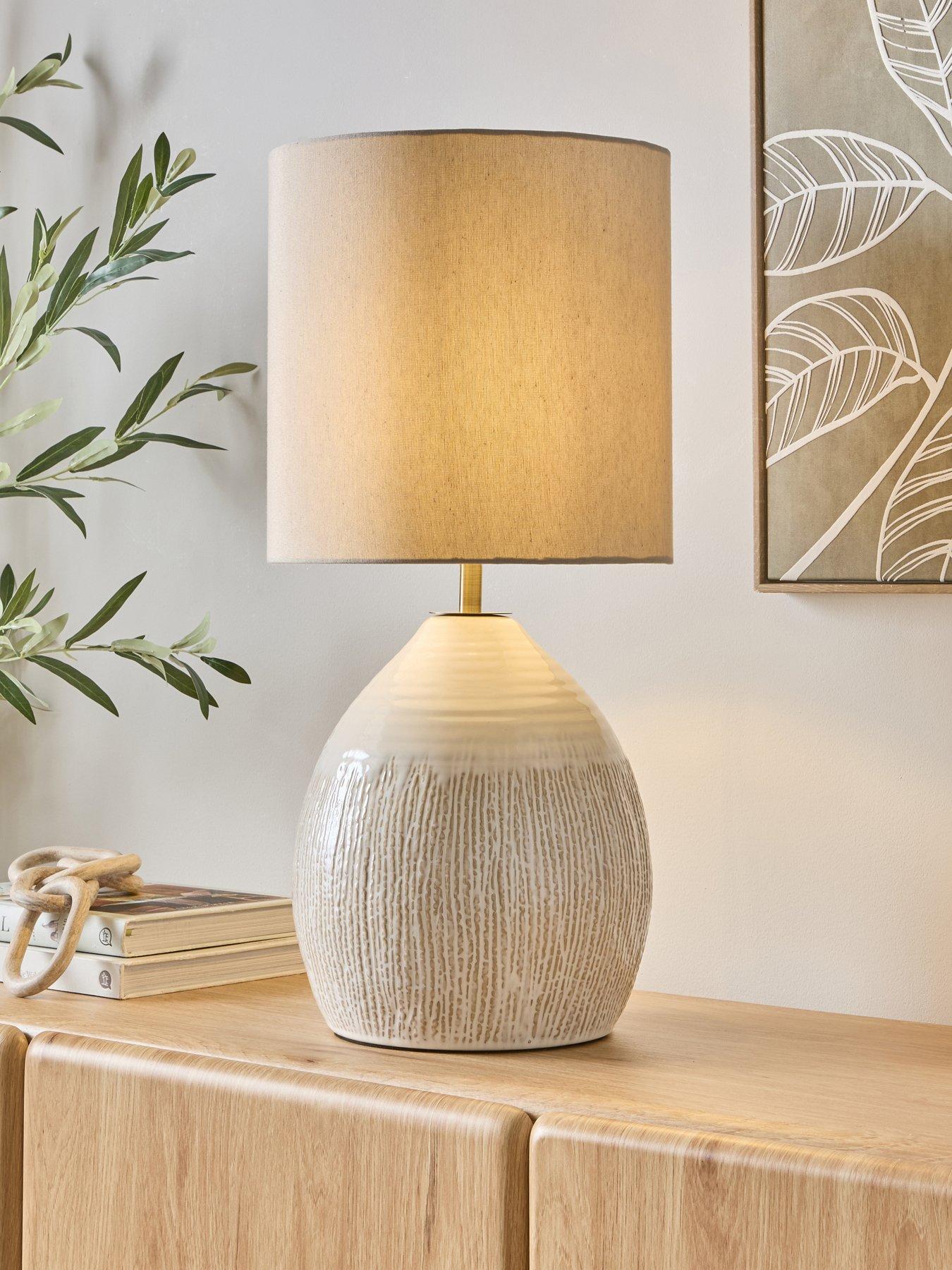 The Very Collection Embossed Table Lamp Large