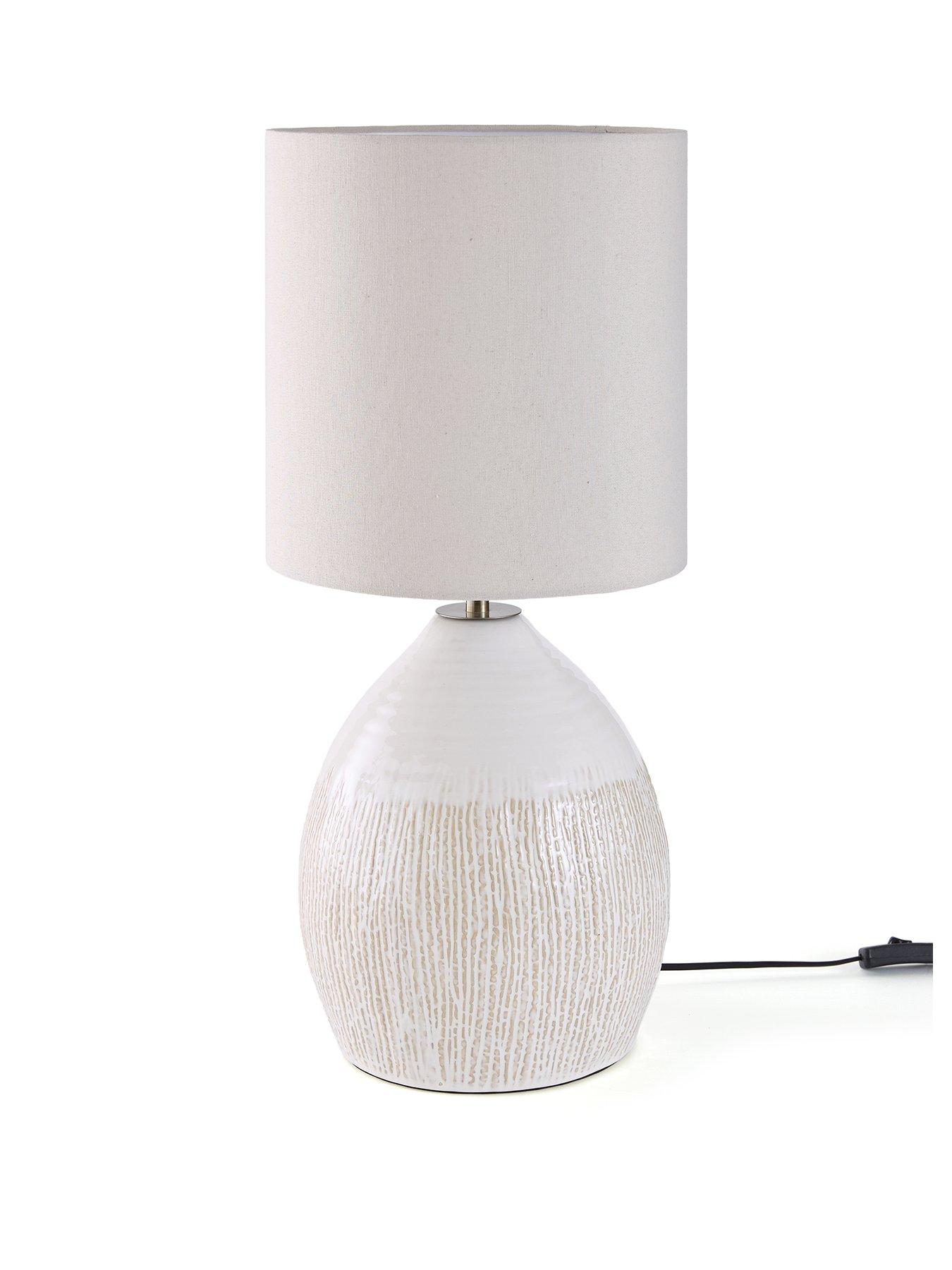 Image 2 of 8 of The Very Collection Embossed Table Lamp Large