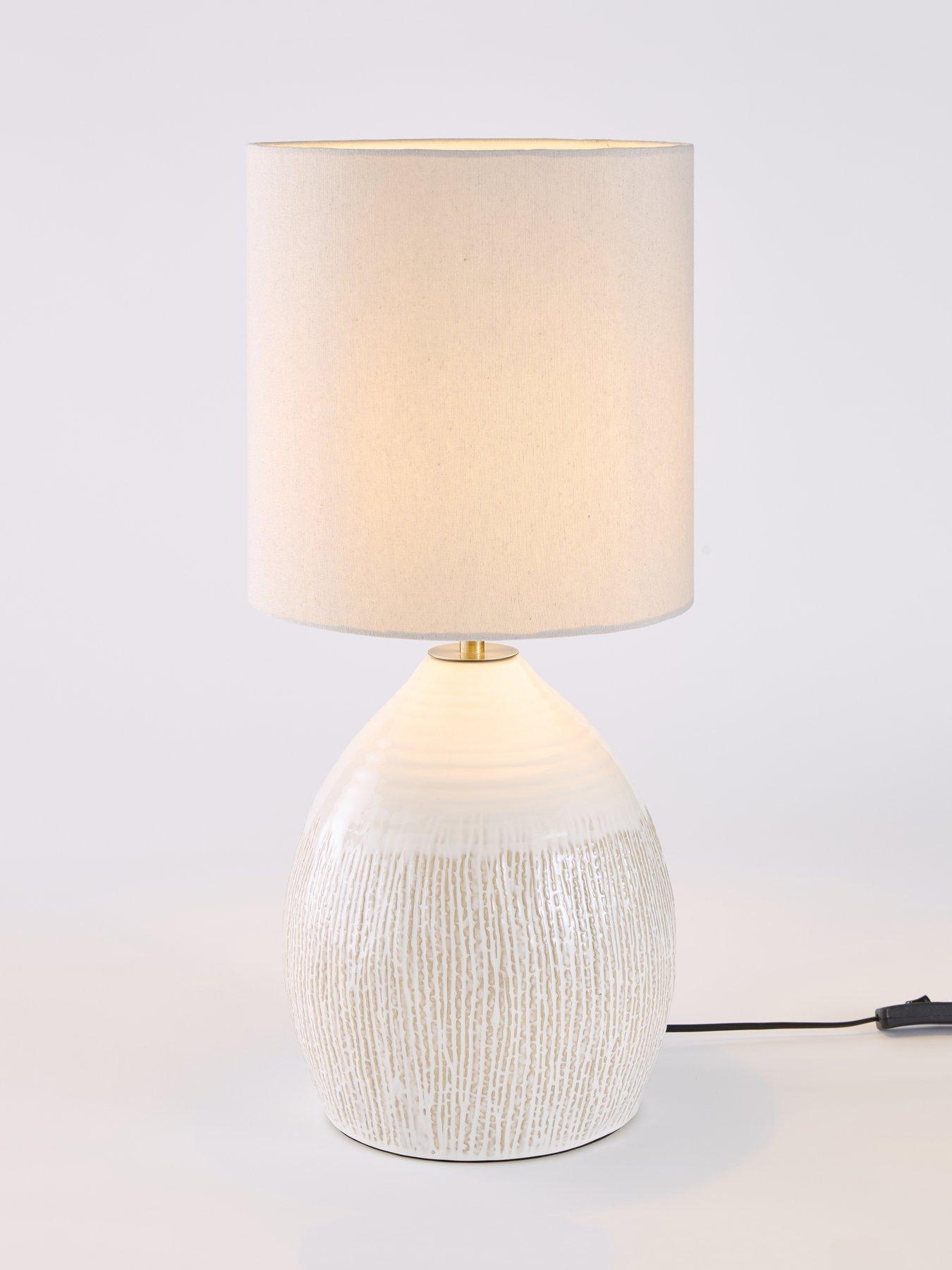 Image 3 of 8 of The Very Collection Embossed Table Lamp Large