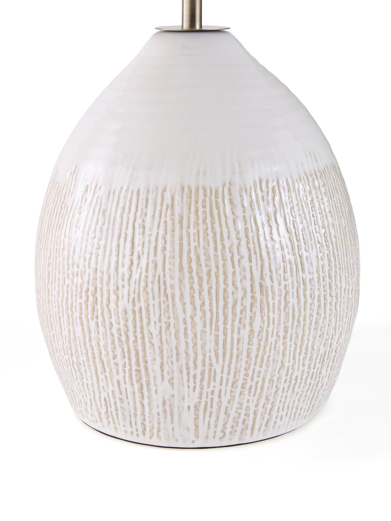 Image 4 of 8 of The Very Collection Embossed Table Lamp Large