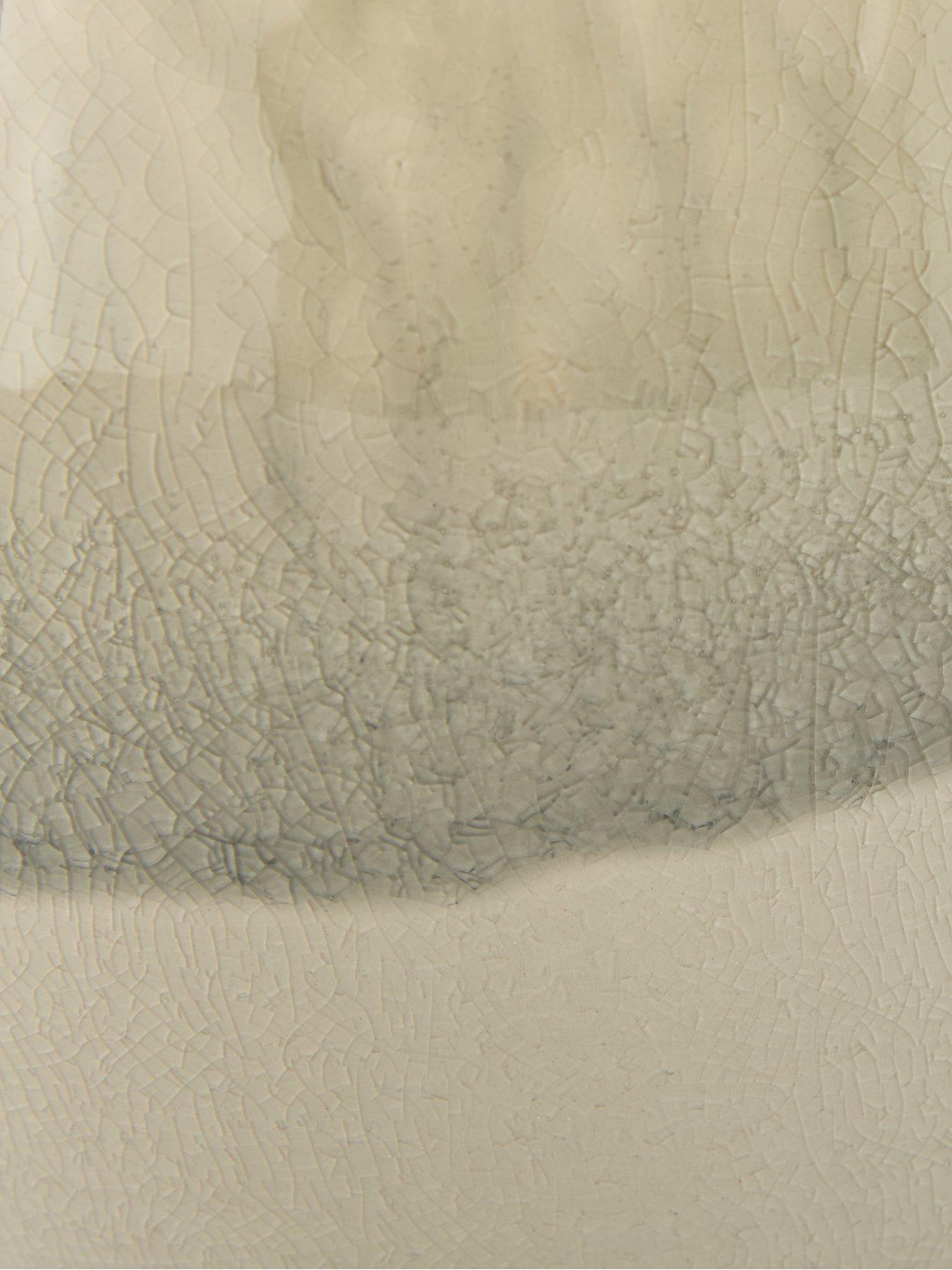 Image 7 of 8 of The Very Collection Grey Reactive Glaze Table Lamp