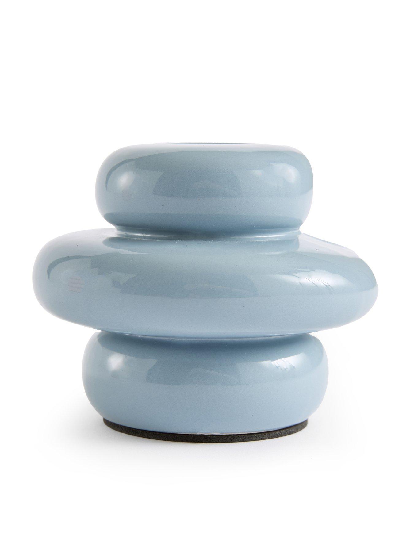 Image 6 of 7 of The Very Collection Set Of 2 Softscape Ceramic Candlestick Holders