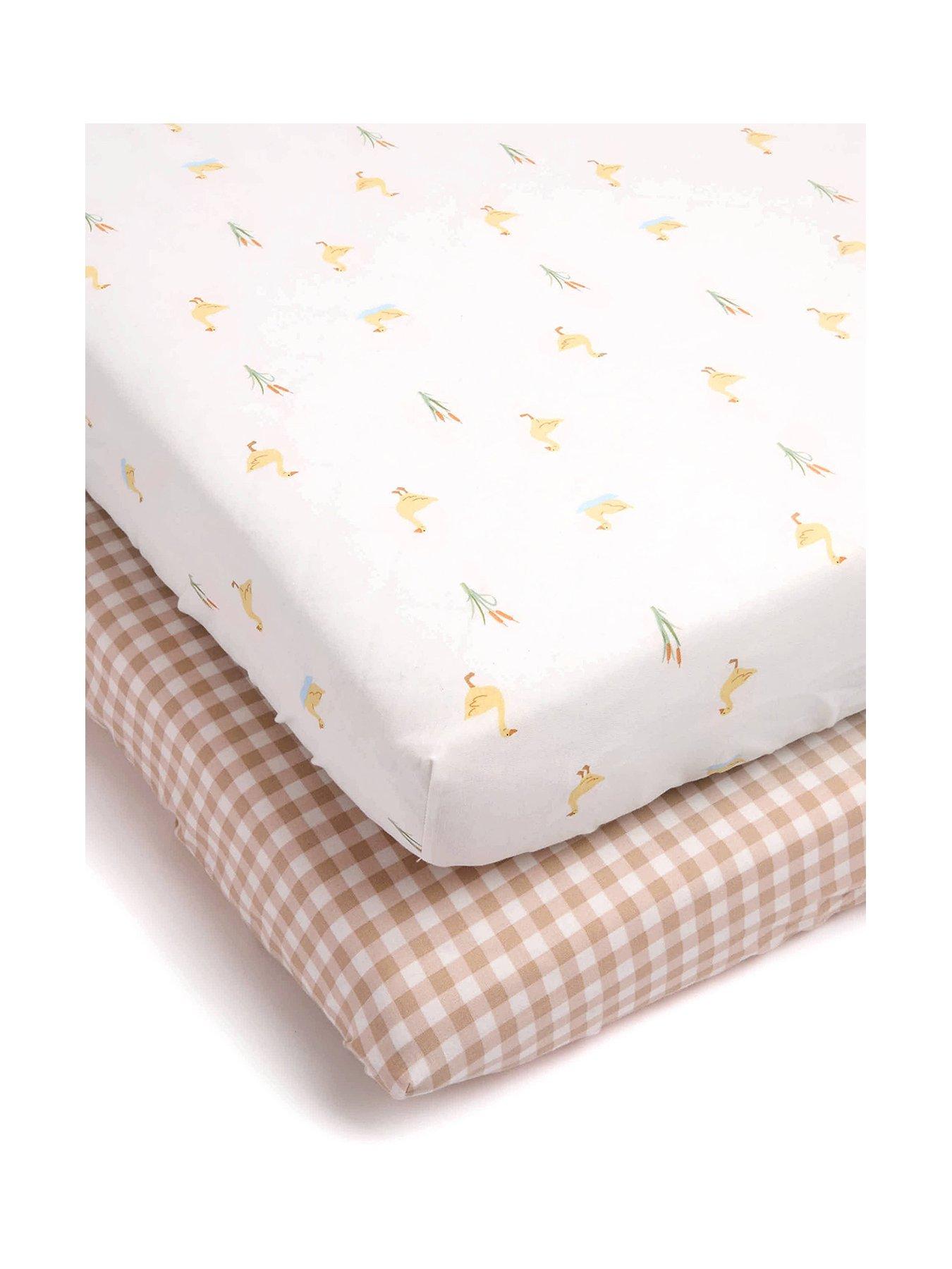 Image 1 of 4 of Clair De Lune Little Duckling Cot Bed Sheets