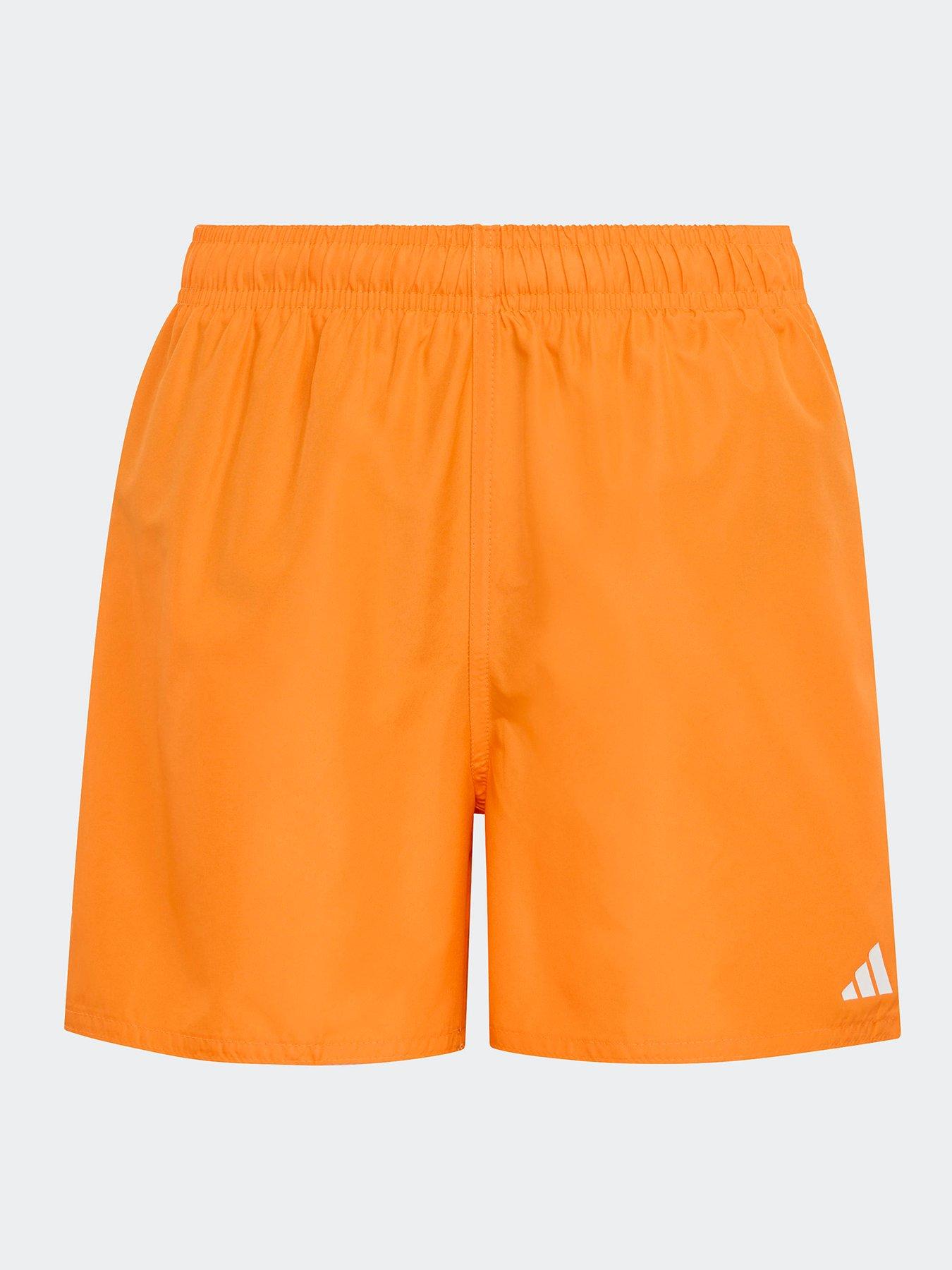 adidas Boys Solid Shorts - Orange