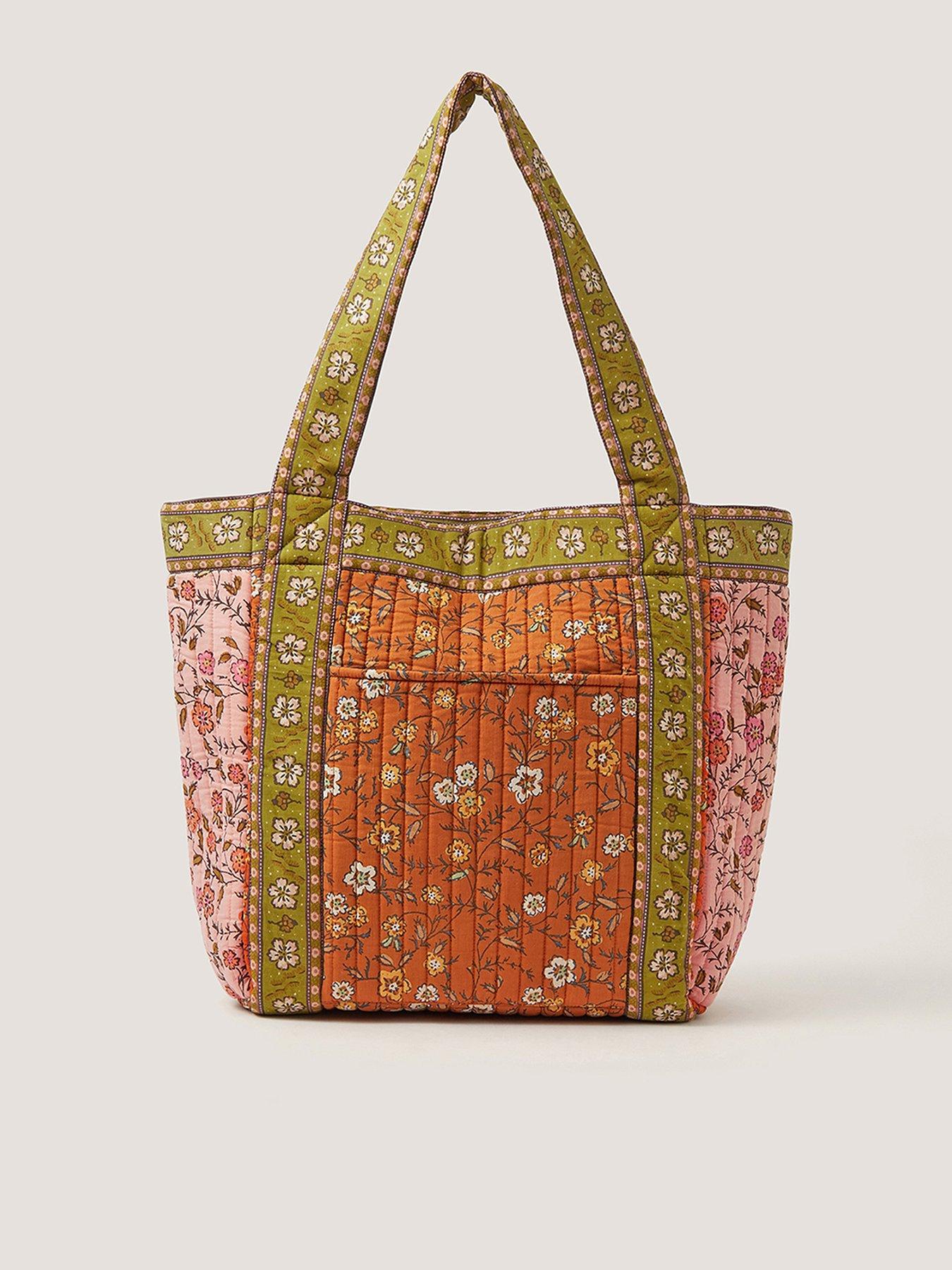 Monsoon Ines Patch Quilted Tote