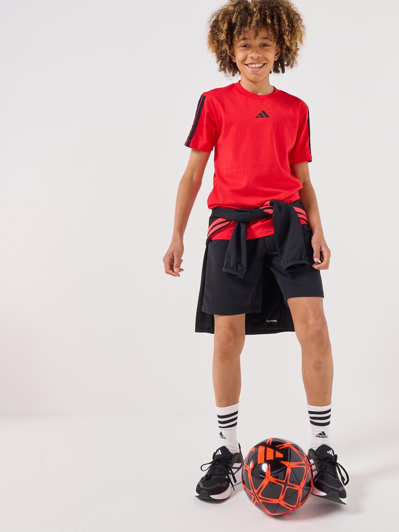 Image 3 of 6 of adidas Sportswear Junior Unisex Essentials T-Shirt - Red