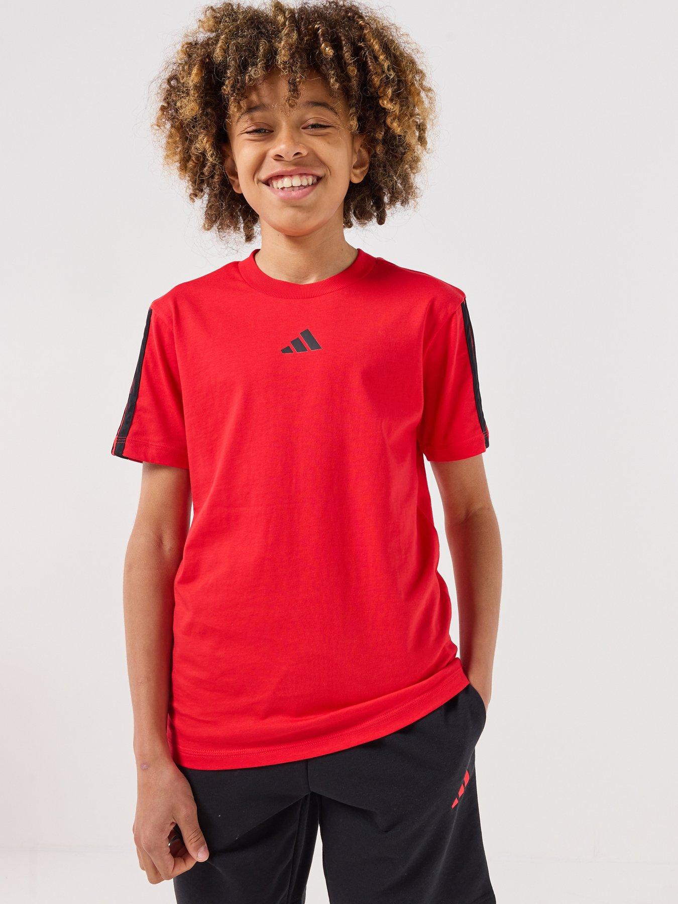 Image 5 of 6 of adidas Sportswear Junior Unisex Essentials T-Shirt - Red