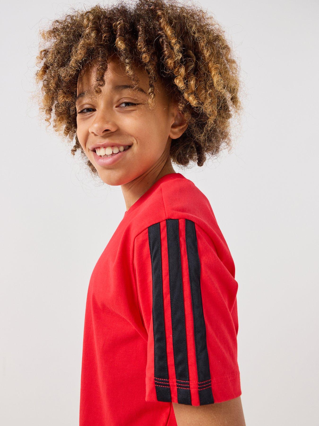 Image 6 of 6 of adidas Sportswear Junior Unisex Essentials T-Shirt - Red