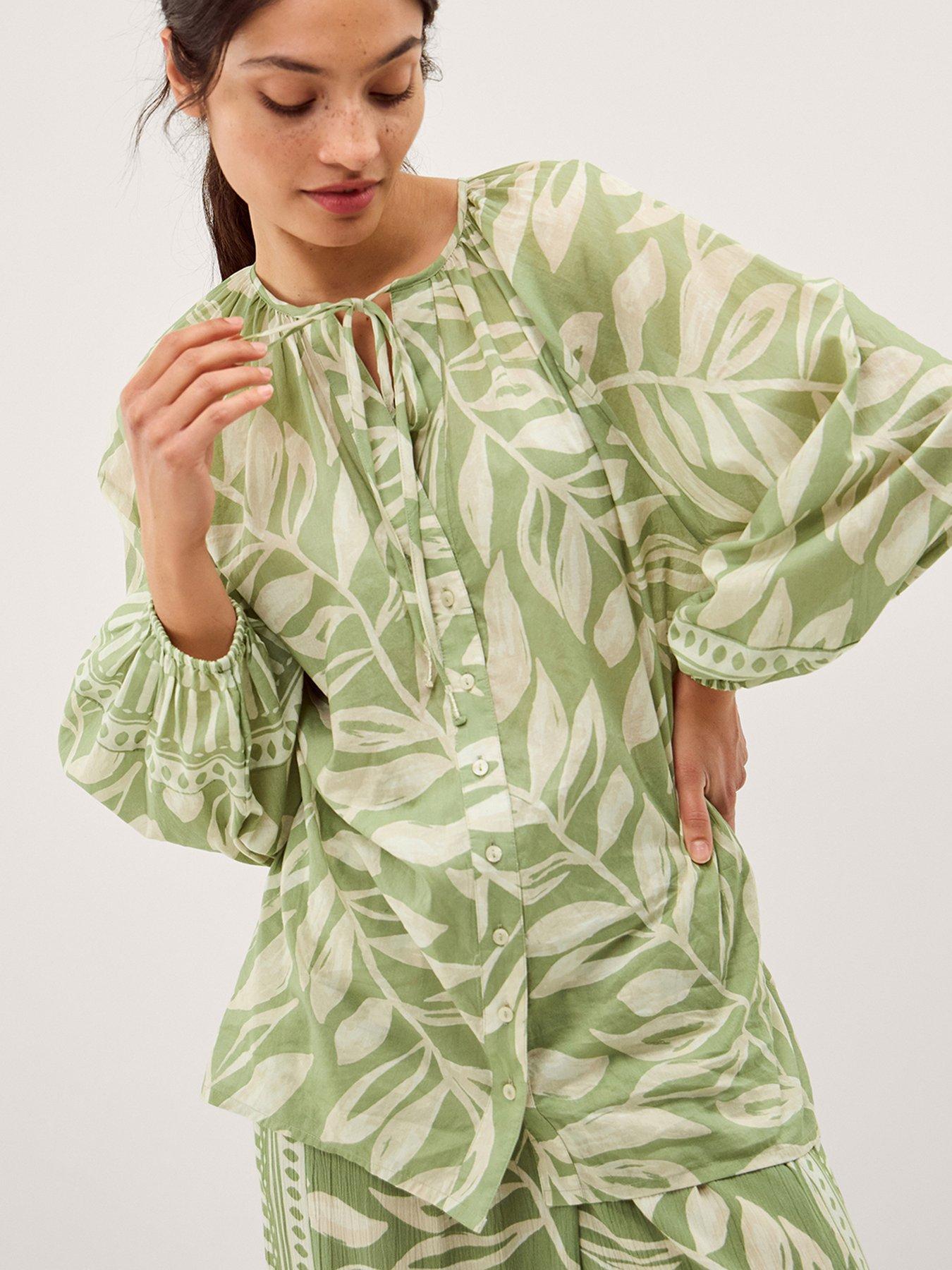 monsoon-lillie-printed-shirt-green