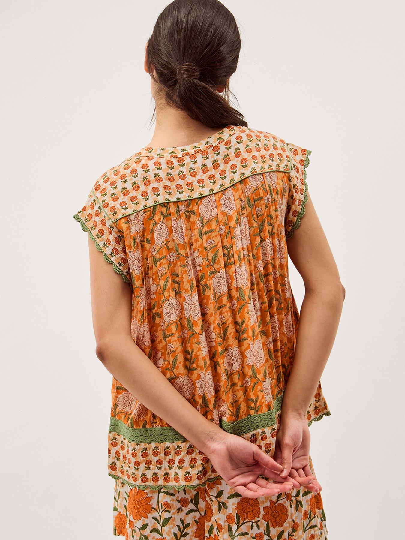 stillFront image of monsoon-carris-floral-top