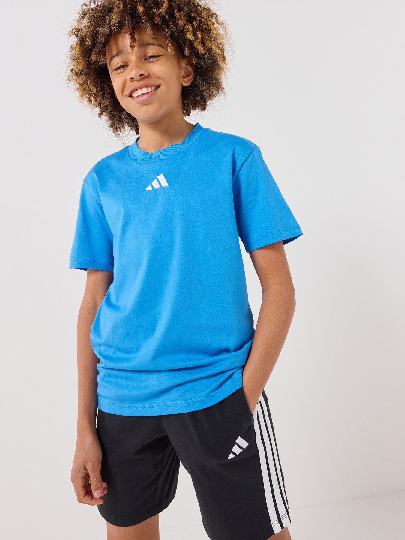 adidas Sportswear Junior Boys Essentials T-Shirt - Blue