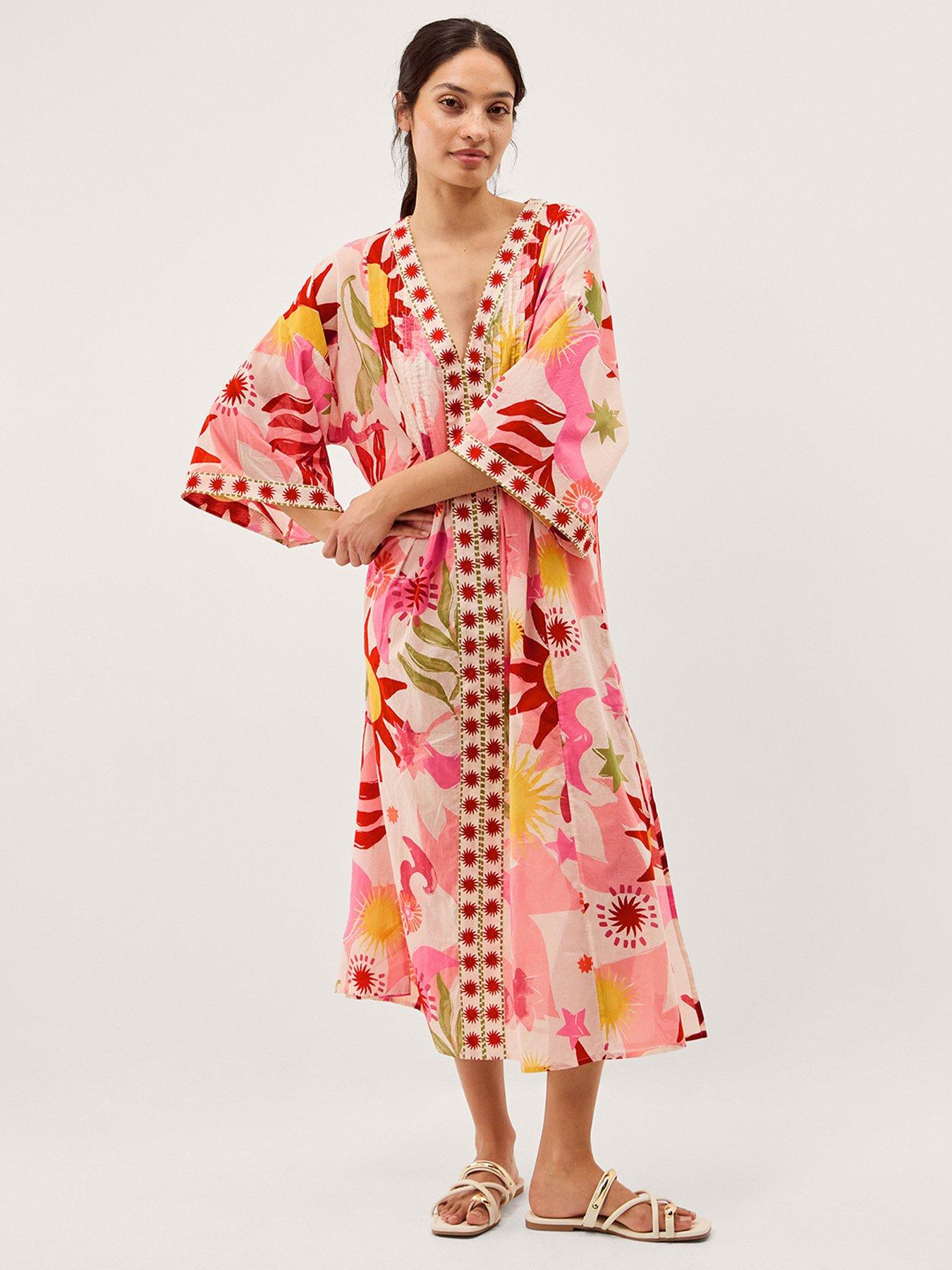 front image of monsoon-anissa-printed-kaftan