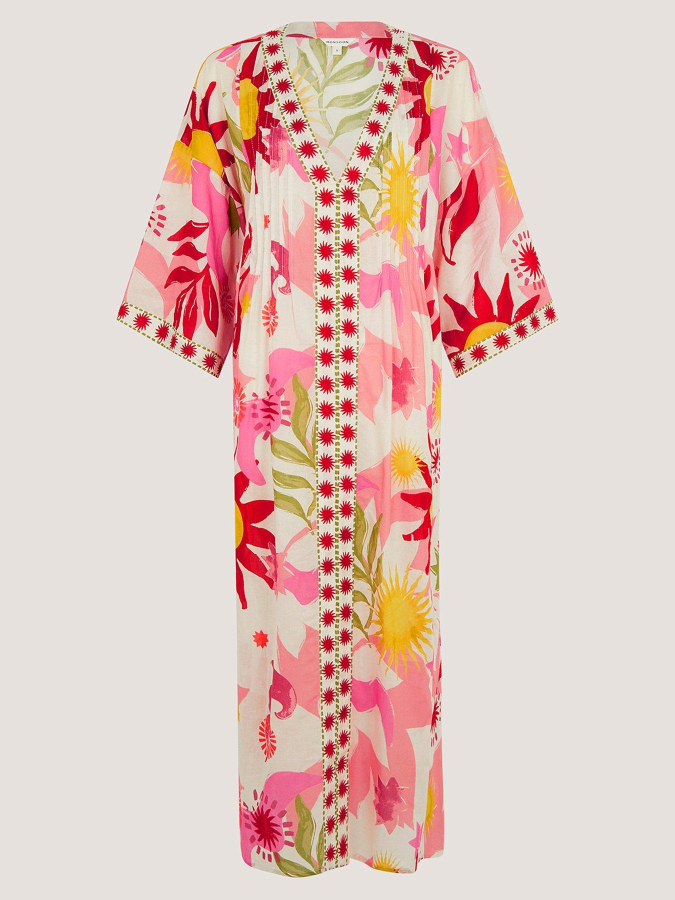  image of monsoon-anissa-printed-kaftan