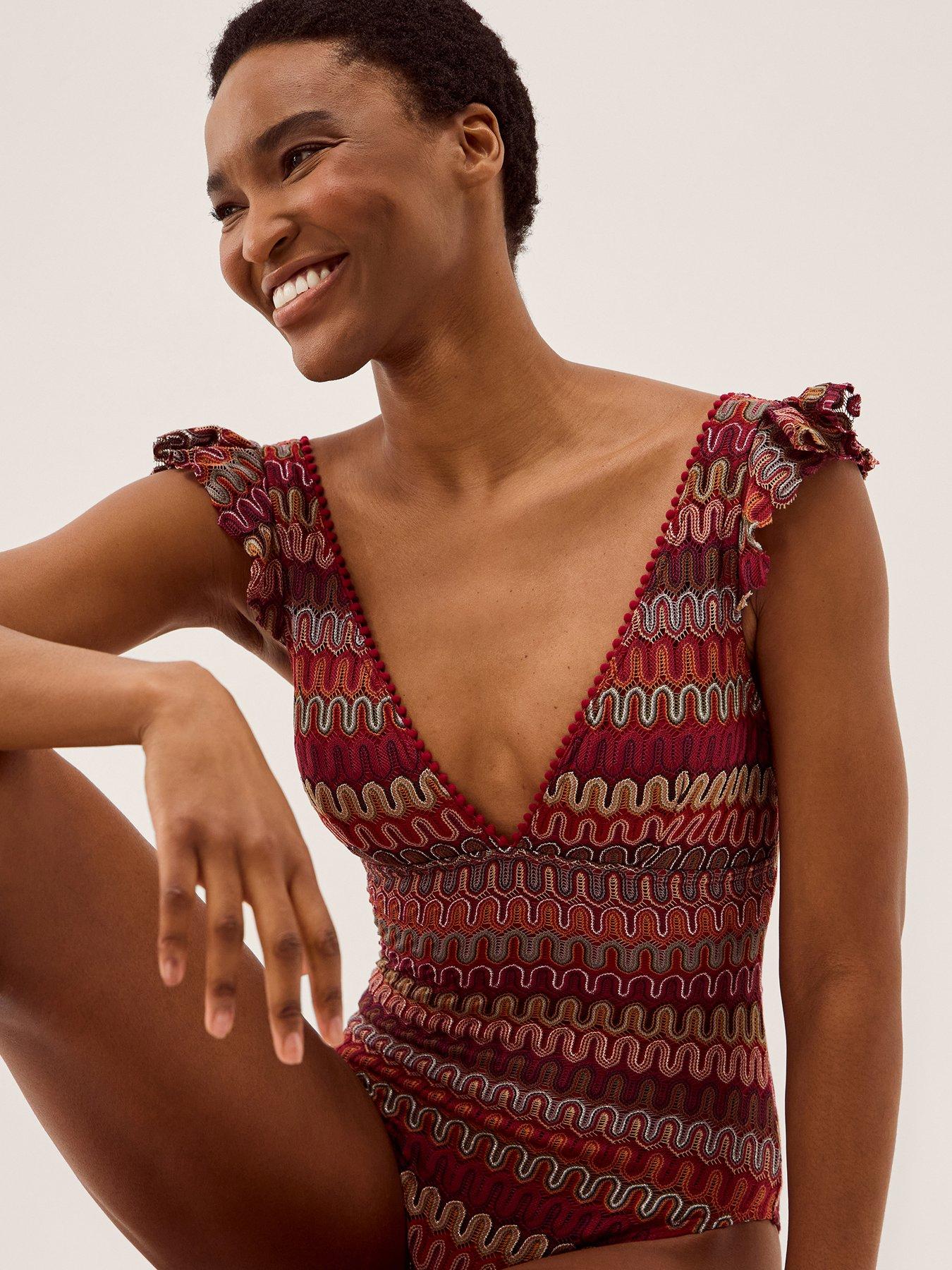 outfit image of monsoon-zaria-swimsuit-red