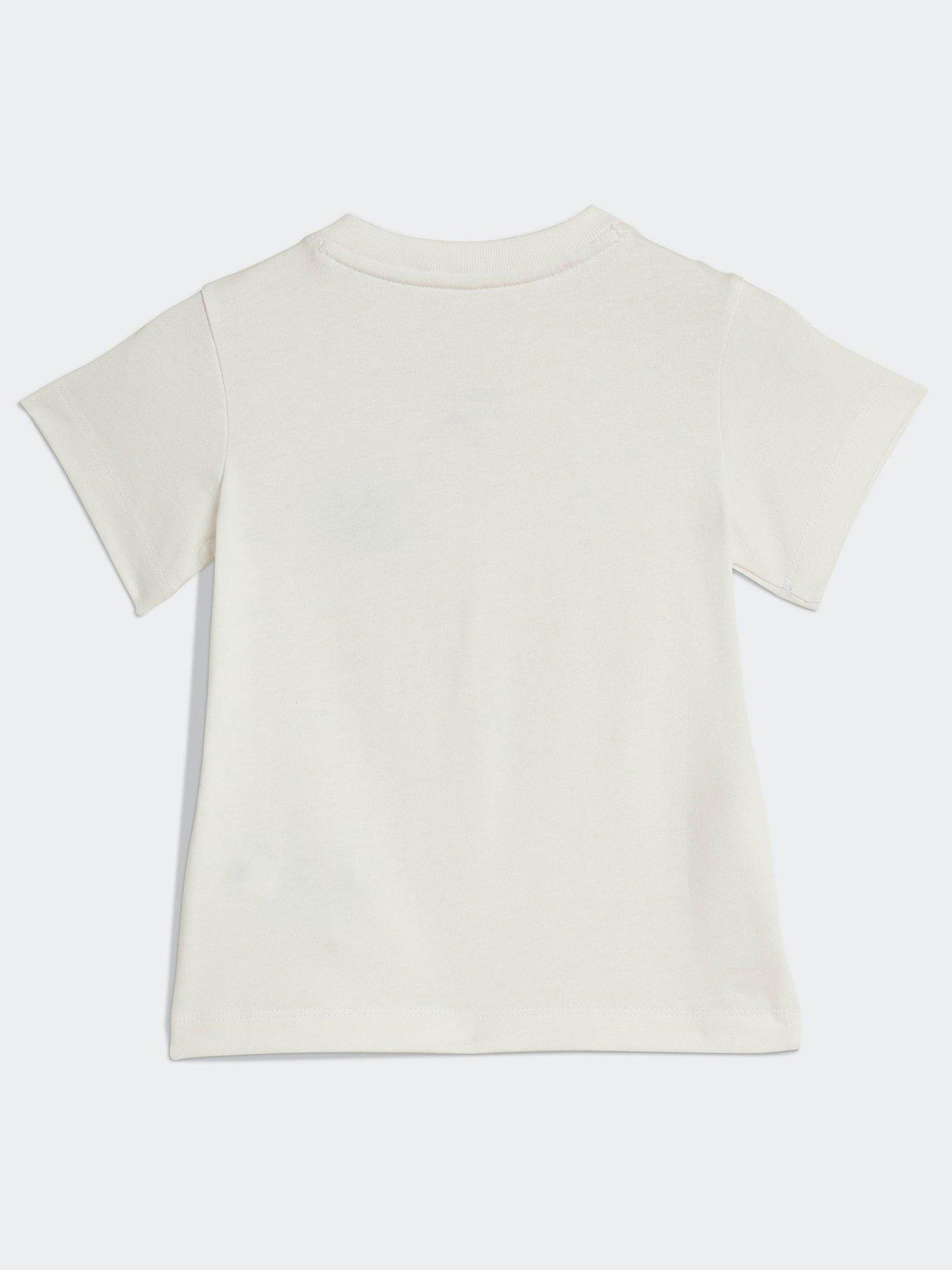 Image 2 of 6 of adidas Originals Infant Unisex Shorts Tee Set Kids - Beige
