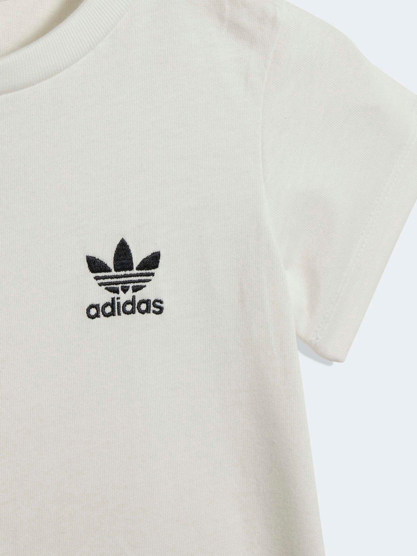 Image 4 of 6 of adidas Originals Infant Unisex Shorts Tee Set Kids - Beige