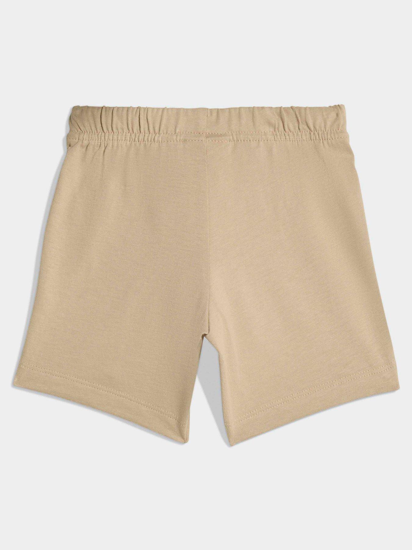Image 6 of 6 of adidas Originals Infant Unisex Shorts Tee Set Kids - Beige