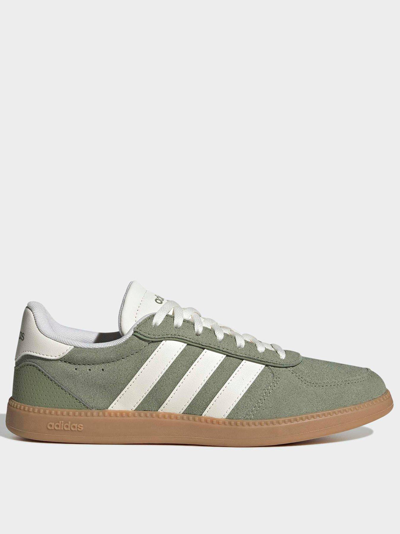  image of adidas-womens-breaknet-sleek-green