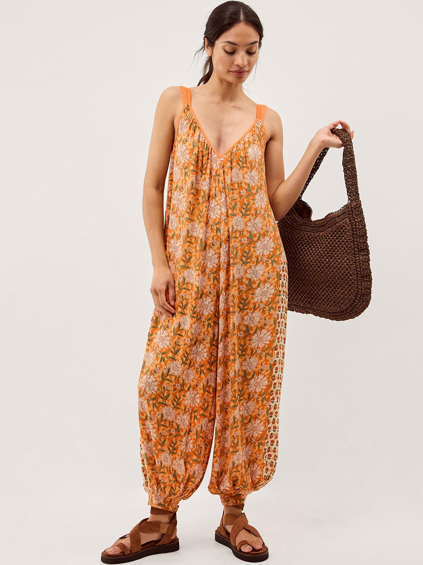 front image of monsoon-carris-floral-romper