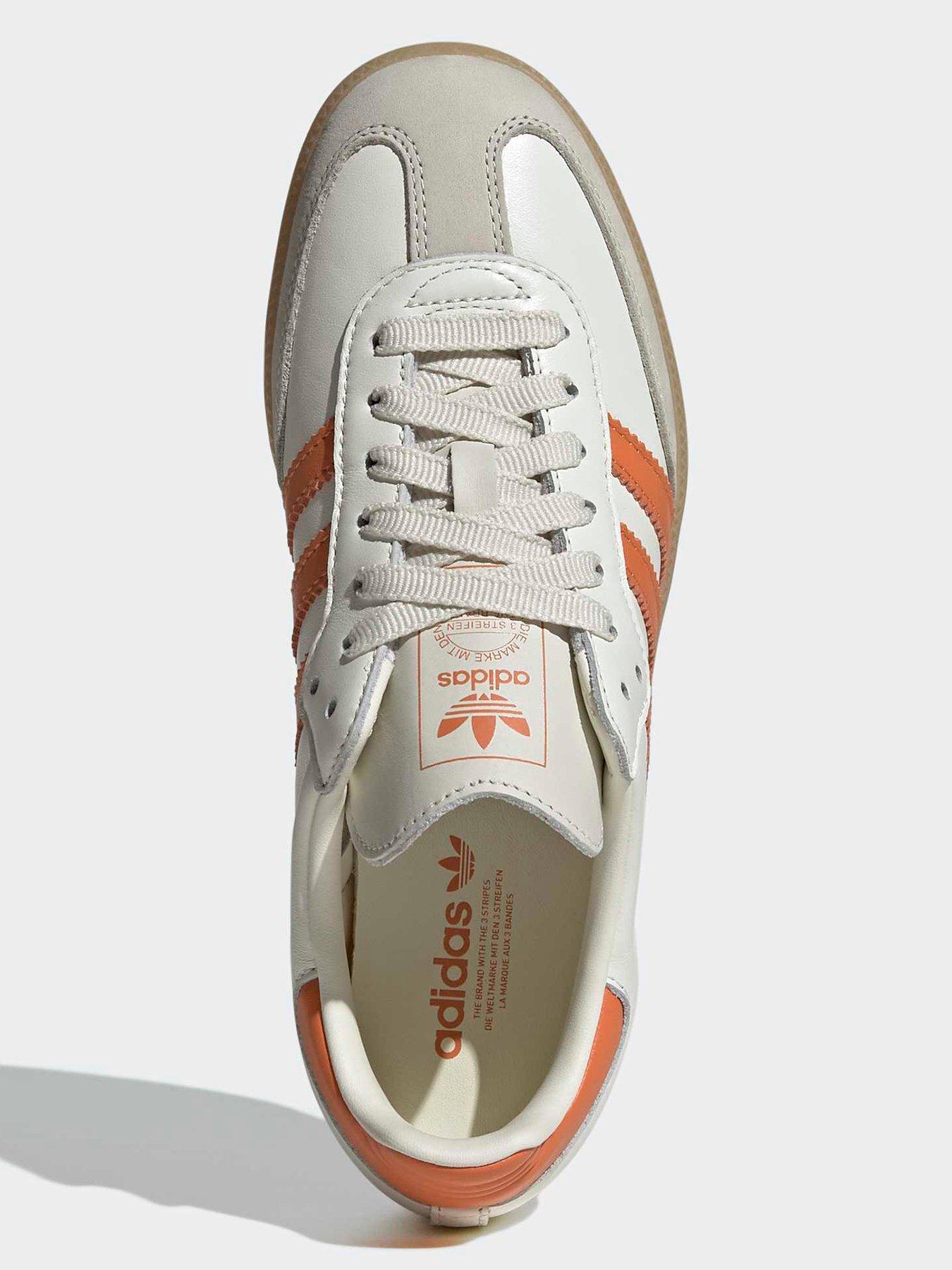 Image 5 of 7 of adidas Women's OG&nbsp;Samba Trainers - White/Orange