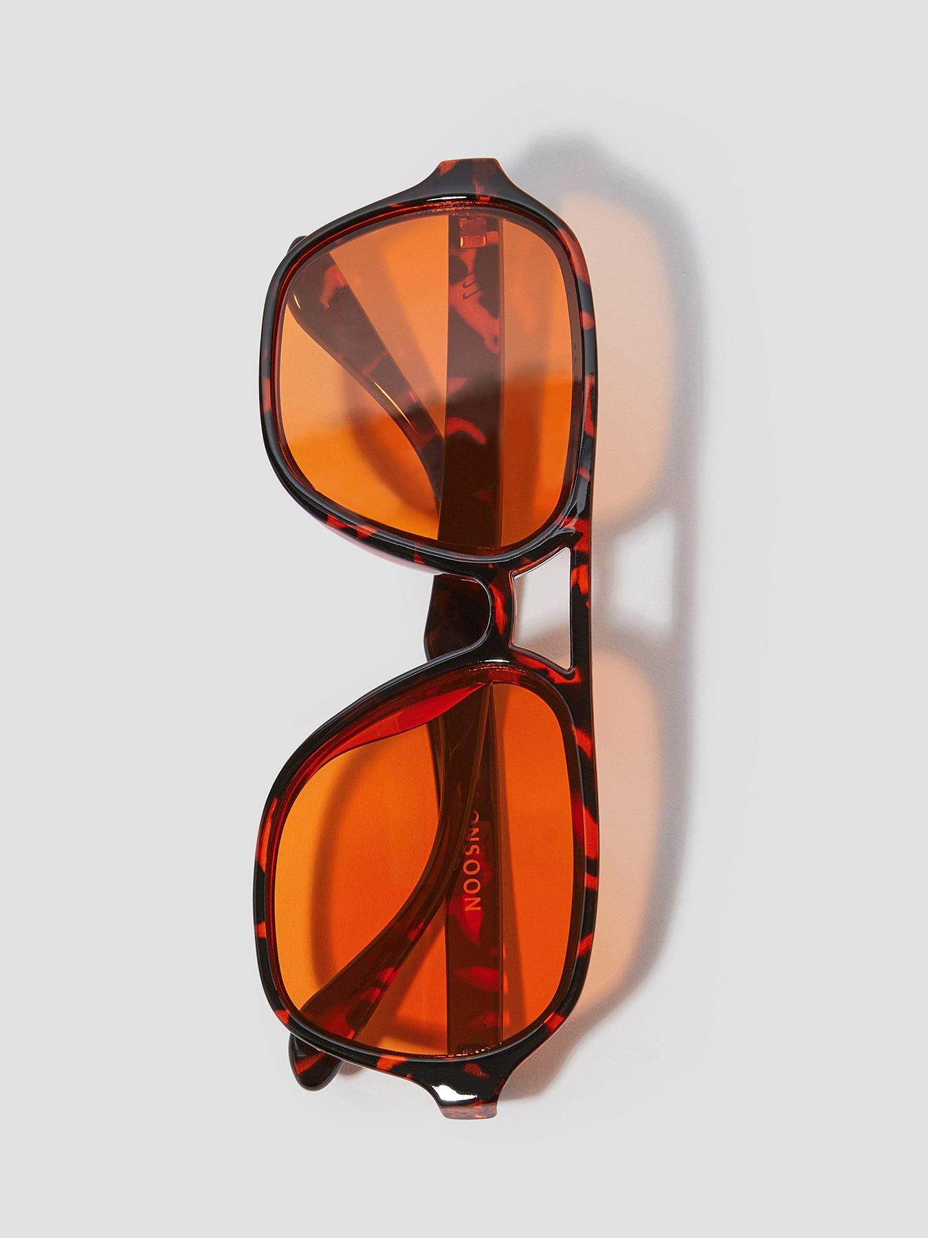 Image 3 of 3 of Monsoon Amber Lense Aviator - Orange