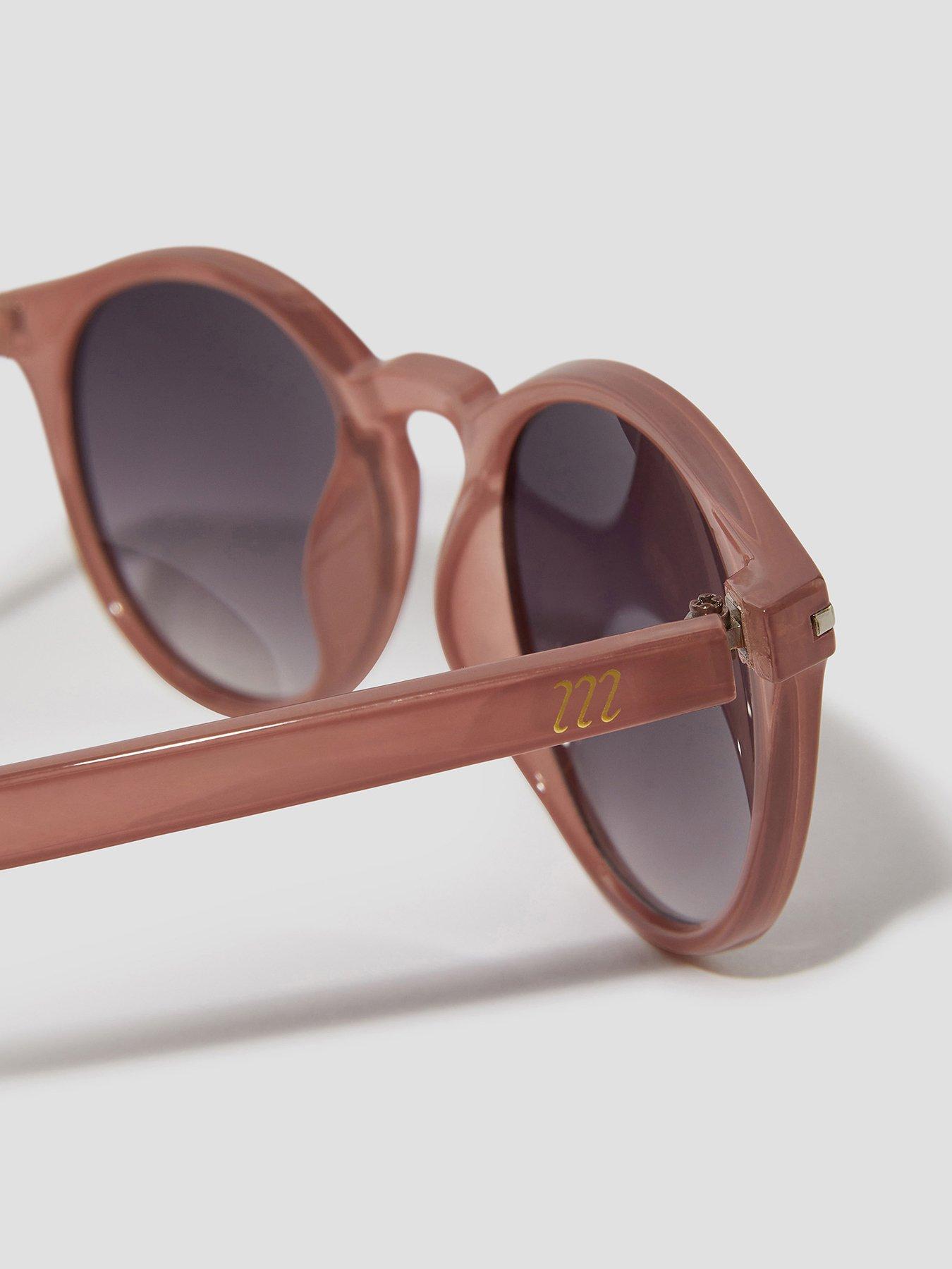 back image of monsoon-frame-sunglasses-pink
