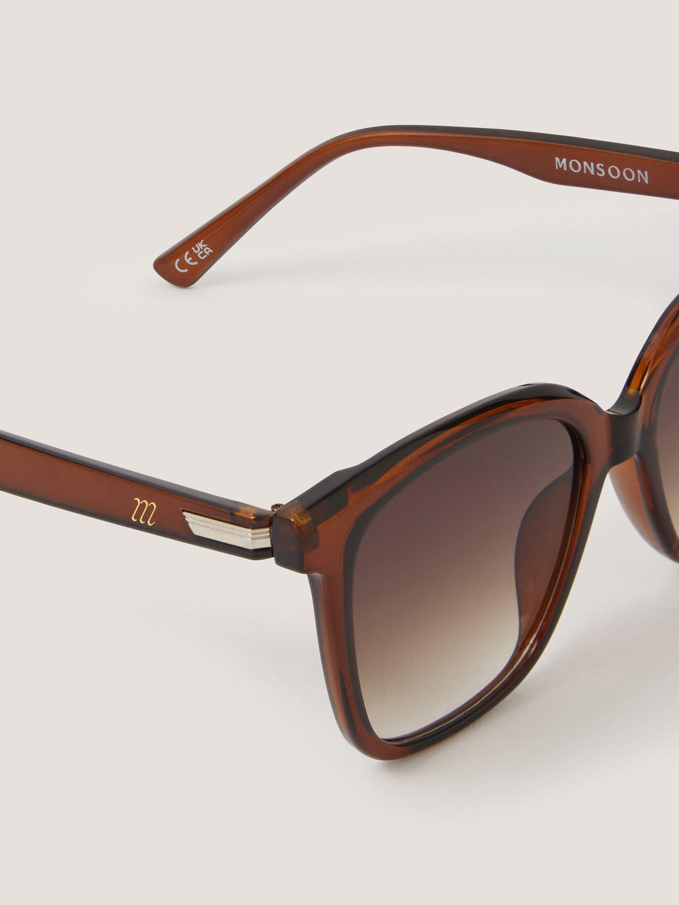  image of monsoon-chocolate-sunglasses-brown