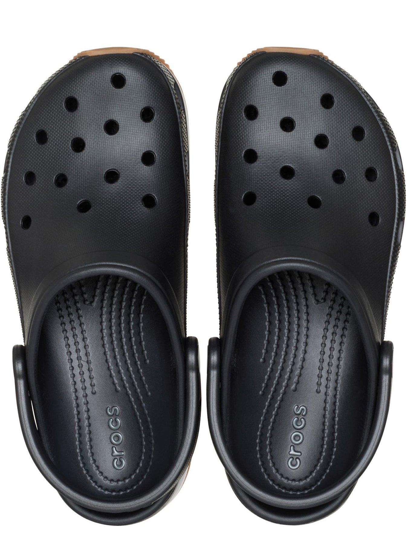 Image 4 of 6 of Crocs Classic Retro Runner Sandal - Black