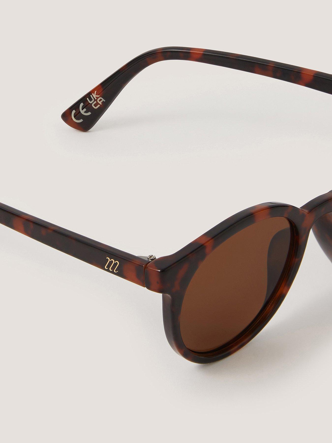  image of monsoon-tort-frame-sunglasses-brown