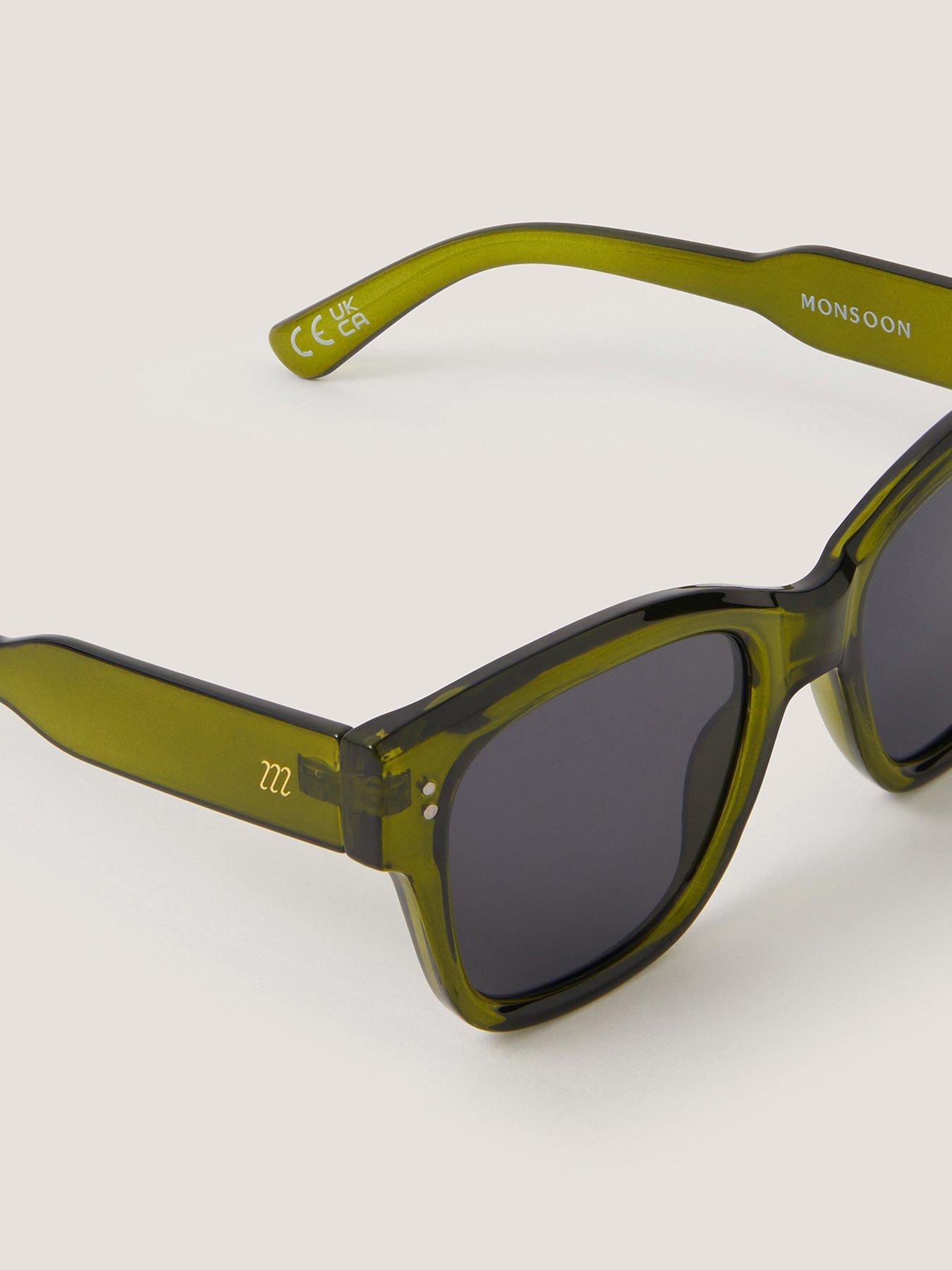  image of monsoon-chunky-cateye-green