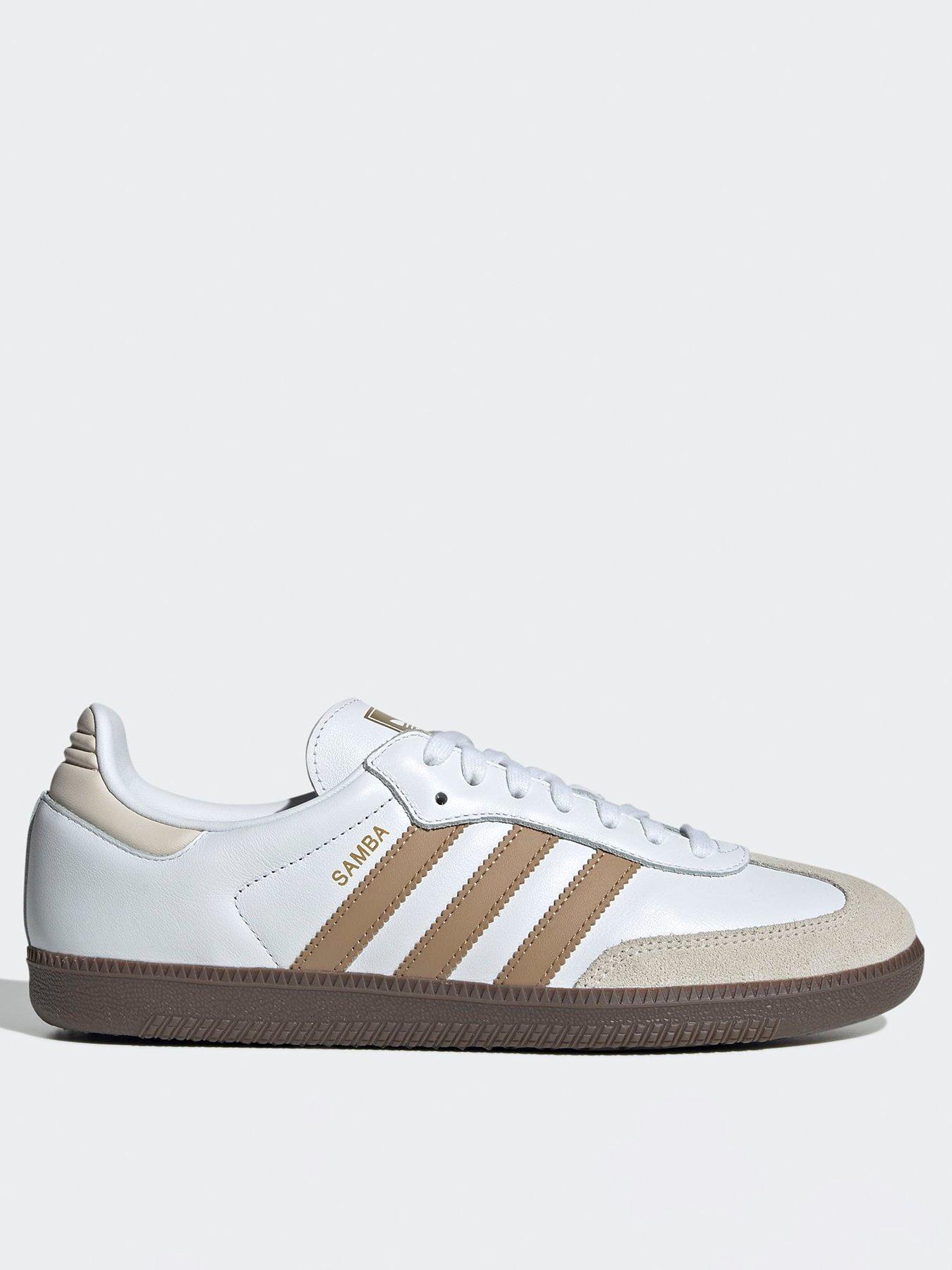 adidas Originals Unisex OG Samba Trainers - Brown/White